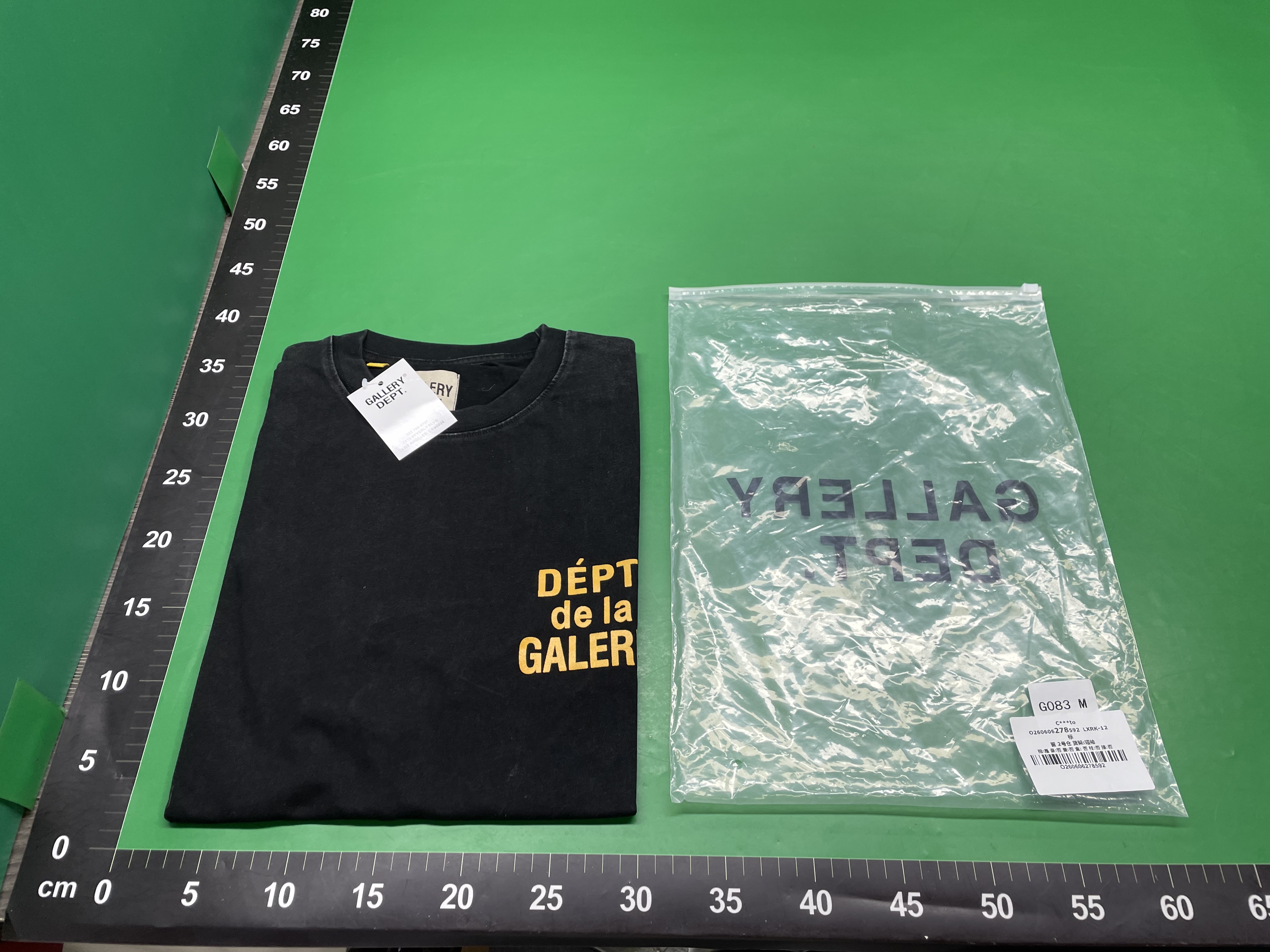 VLONE FOG Gallery dept美式印花短袖Vintage宽松复古做旧高街T恤 — foto QC 1