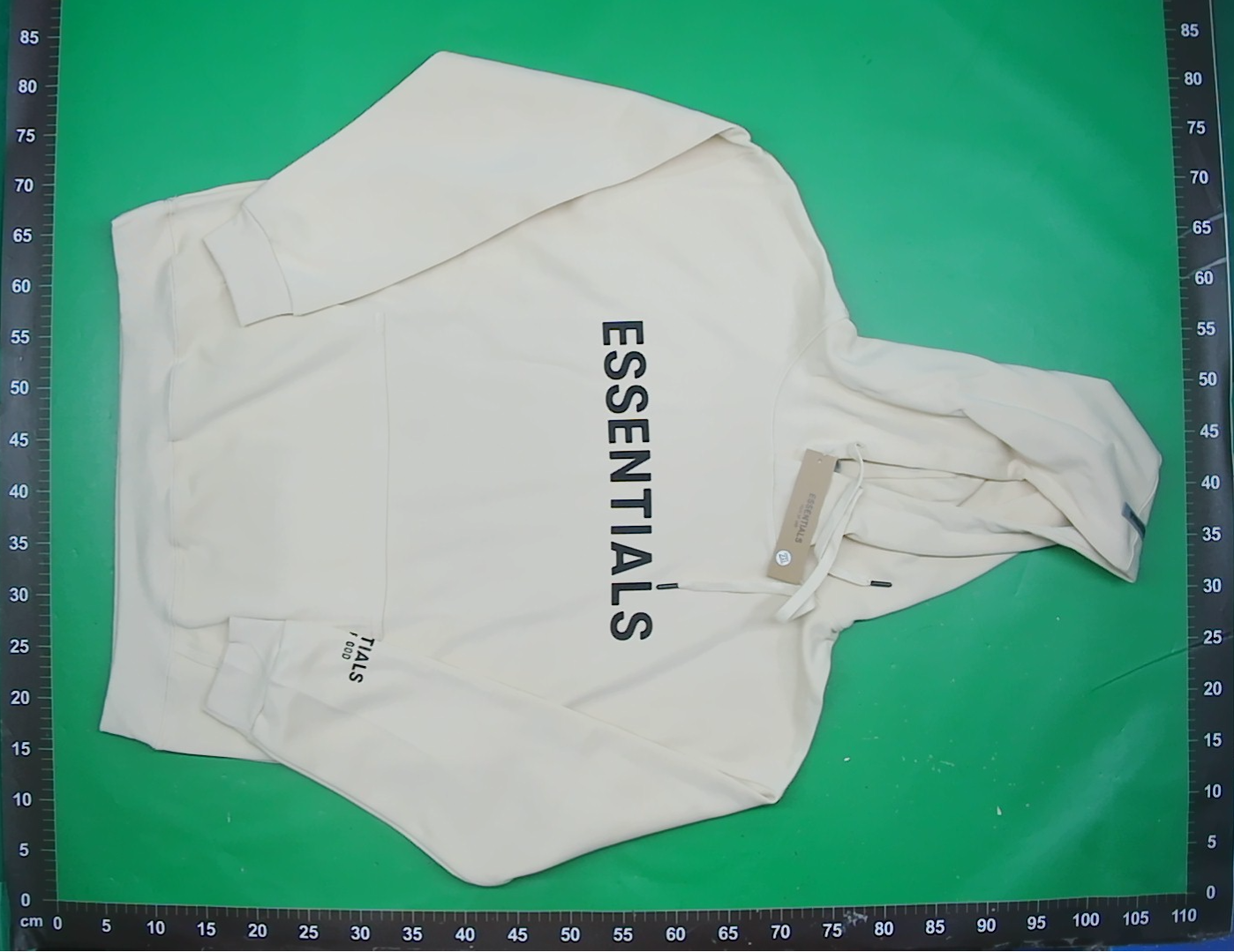 FOG复线ESSENTIALSZON高品质美潮高街植绒烫画卫衣加厚连帽衫男女 — miniatura QC 2