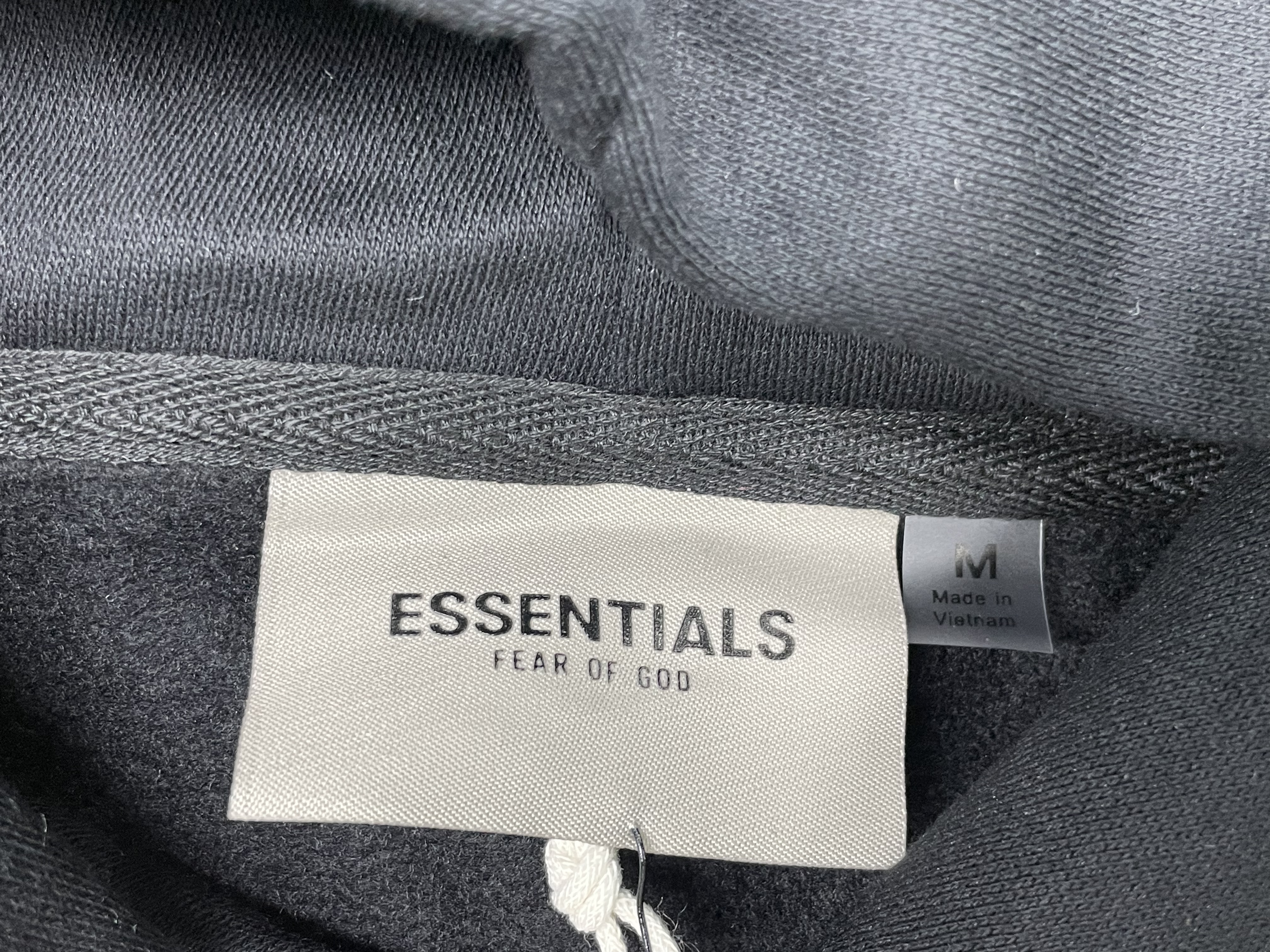 Essentials立体字母印花加绒连帽卫衣FOG男女青少年街头嘻哈外套 — miniatura QC 2