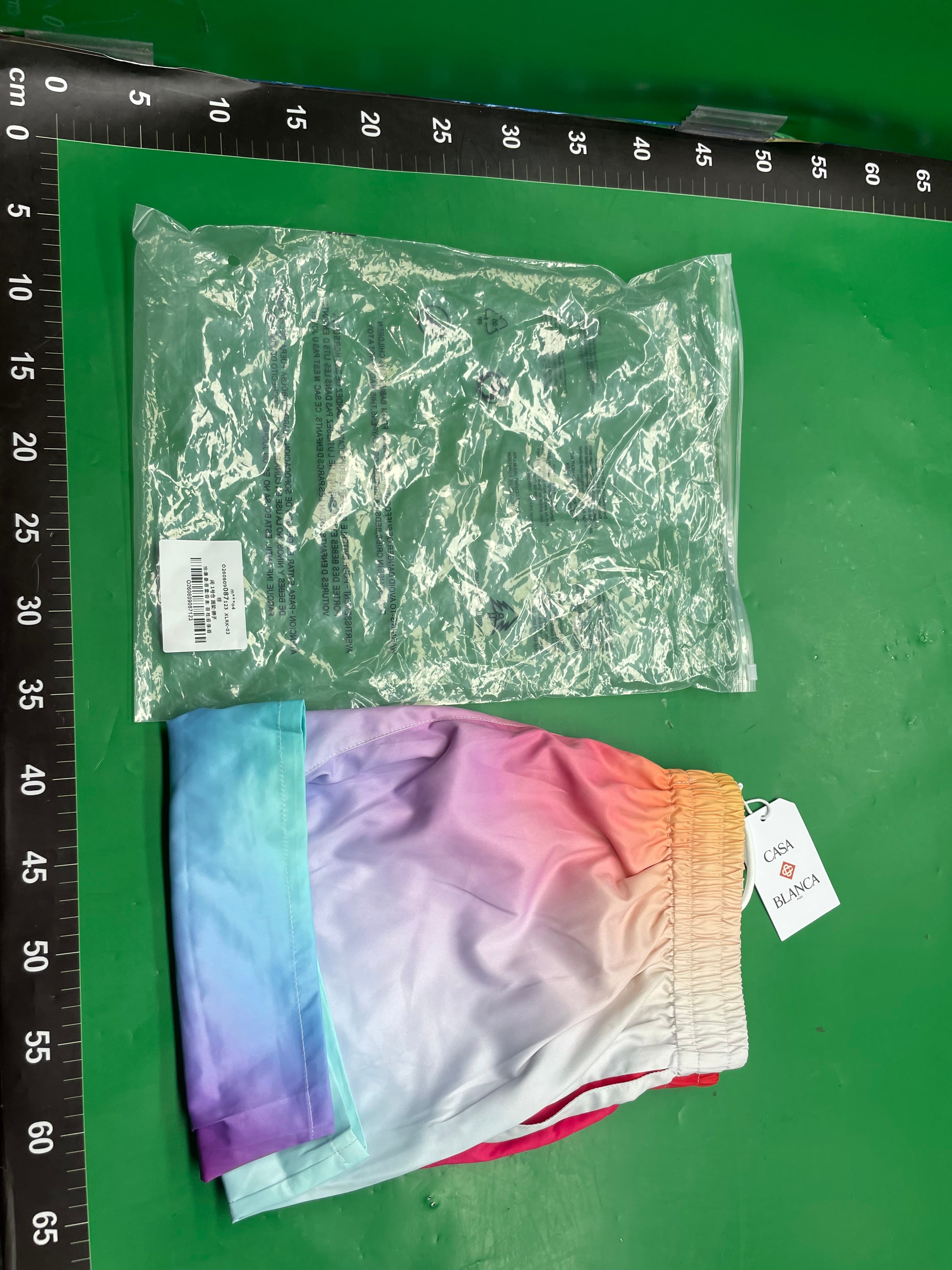 跨境正确版沙滩裤夏季遇水显花冰丝短裤休闲五分裤男款裤子薄款 — miniatura QC 6