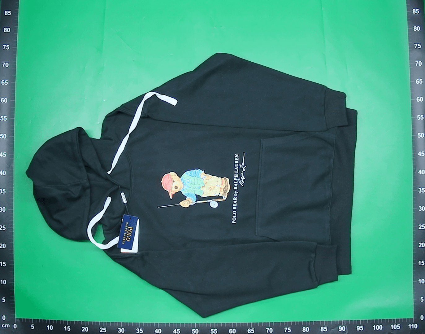 24年春Polo Bear连帽拉夫劳伦小熊卫衣男冬款上衣套头连帽抓绒外 — miniatura QC 4