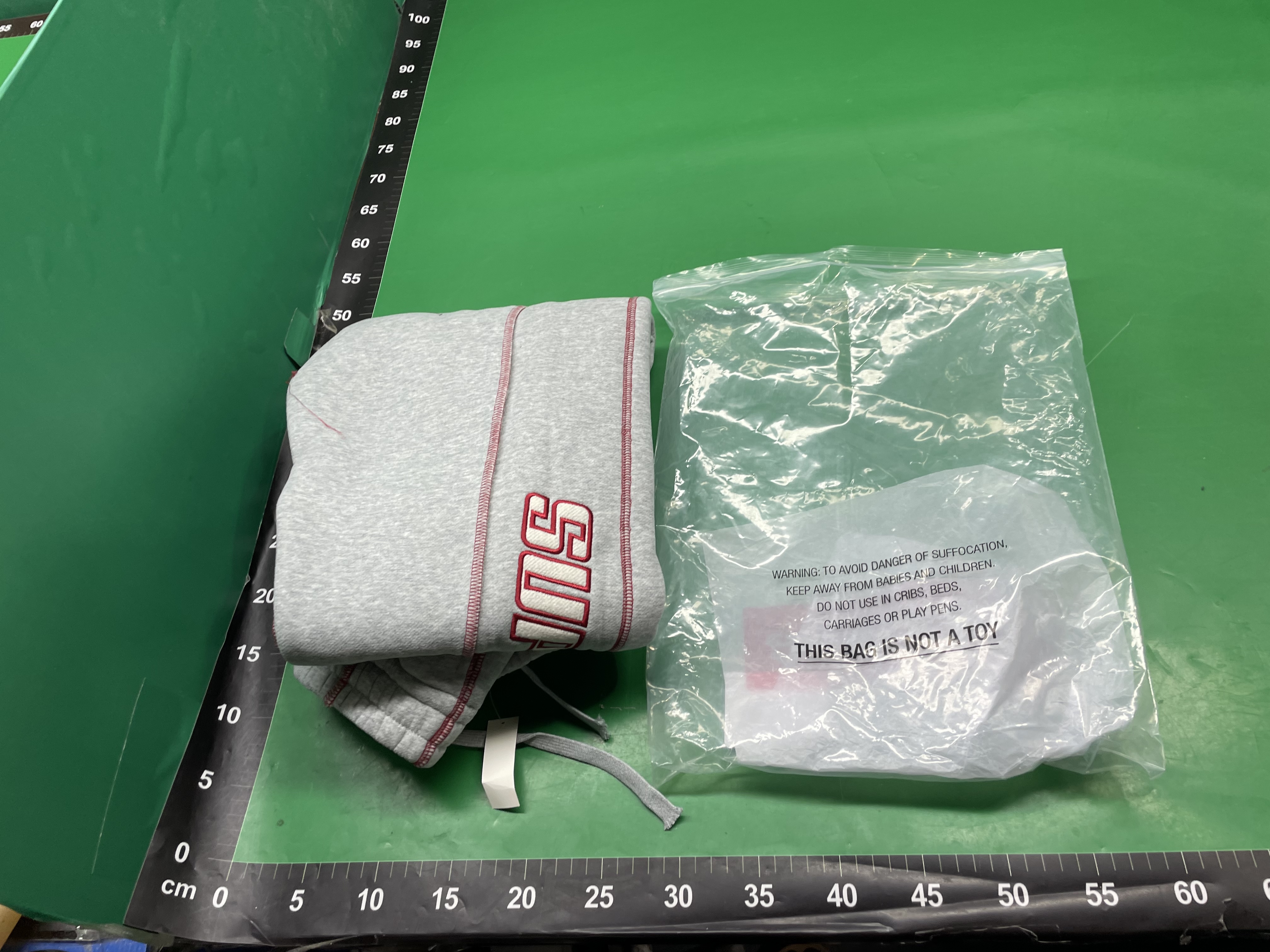 Centralcee drill coverstitch tracksuit缝线外露设计纯棉套装 — foto QC 1