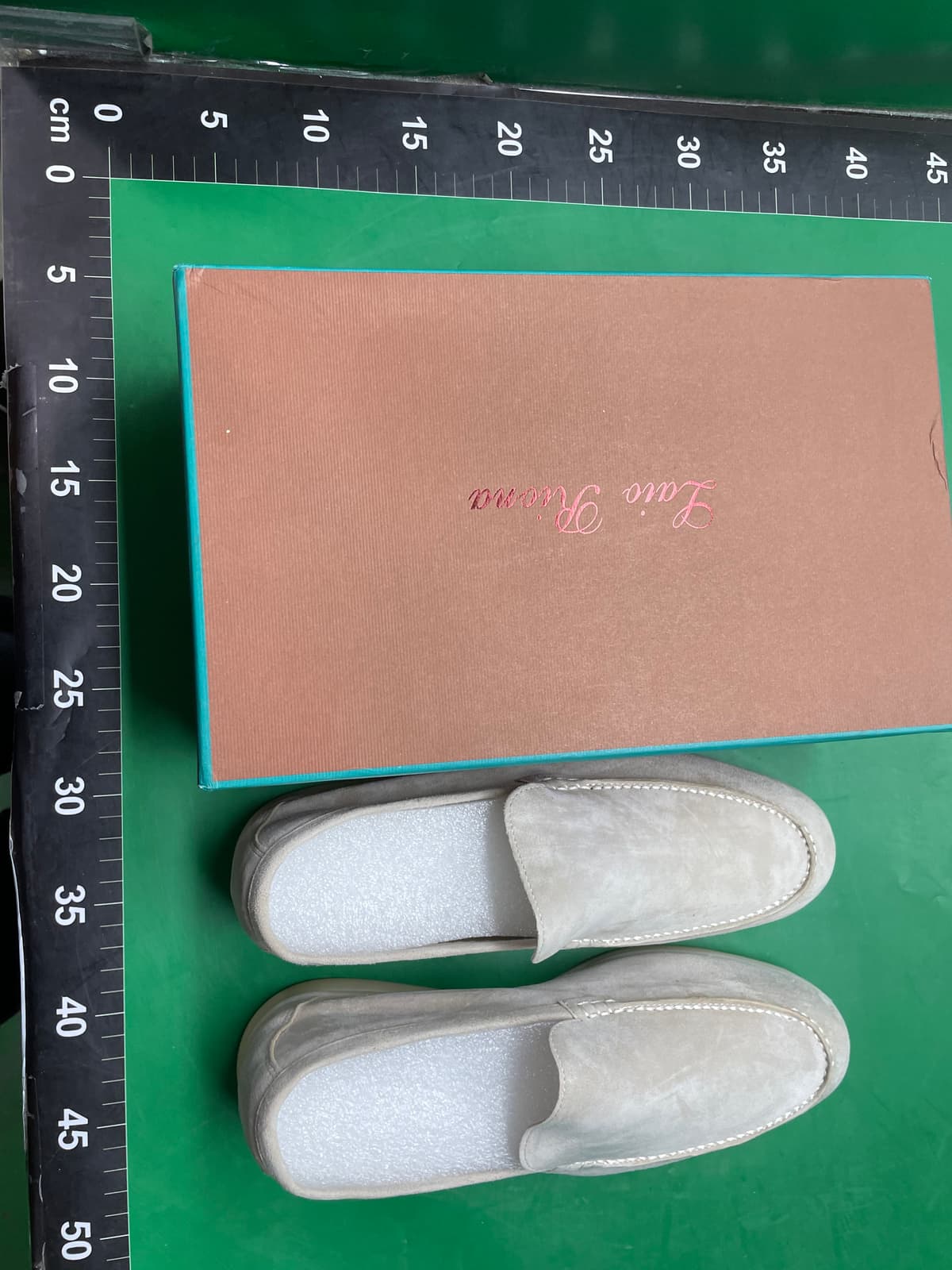 L纯原单鞋意大利羊反绒乐福鞋平底休闲一脚蹬男鞋外贸 — miniatura QC 3