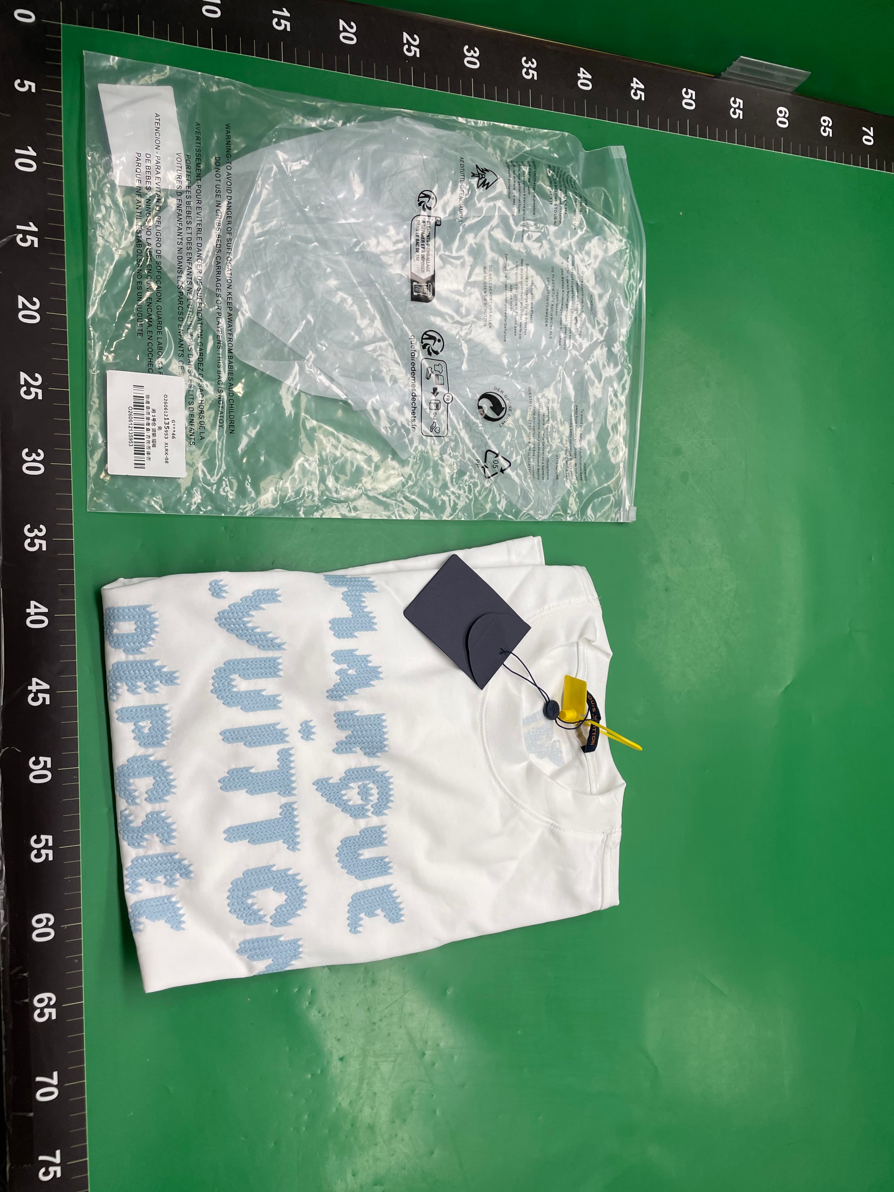正确版高品质26新款驴家短袖经典LOGO字母印花短袖T恤男女款 — miniatura QC 4