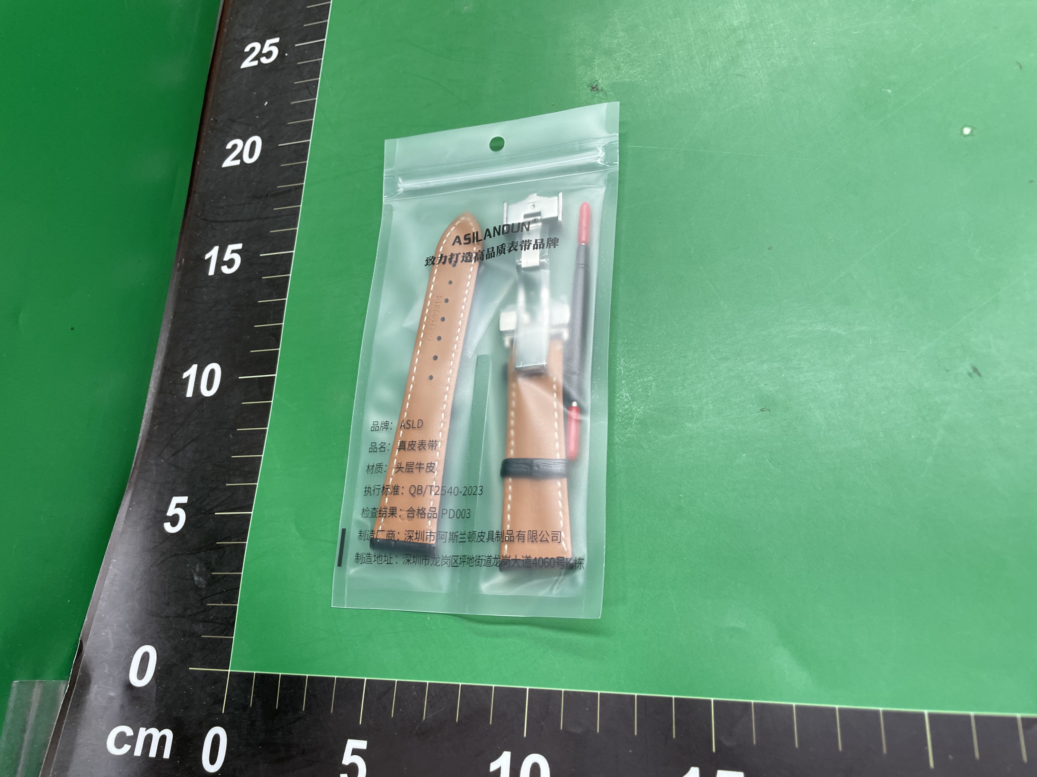 原装名匠表带牛皮月相鳄鱼纹真皮适用于浪琴瑰丽康卡斯男皮表带 — foto QC 1