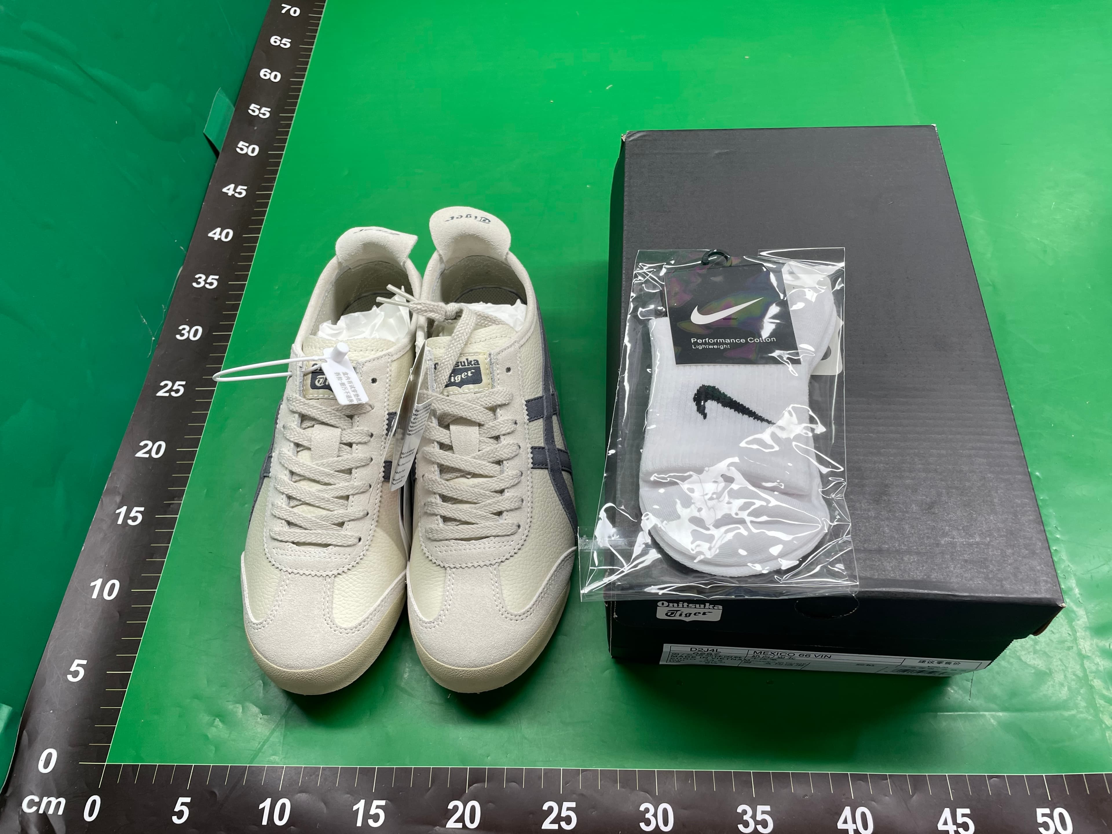 TOP版本！Asi*cs 鬼冢虎 Mexico 66 四联官方吊牌 乳胶组合鞋垫、羊皮纸质中底 — miniatura QC 2