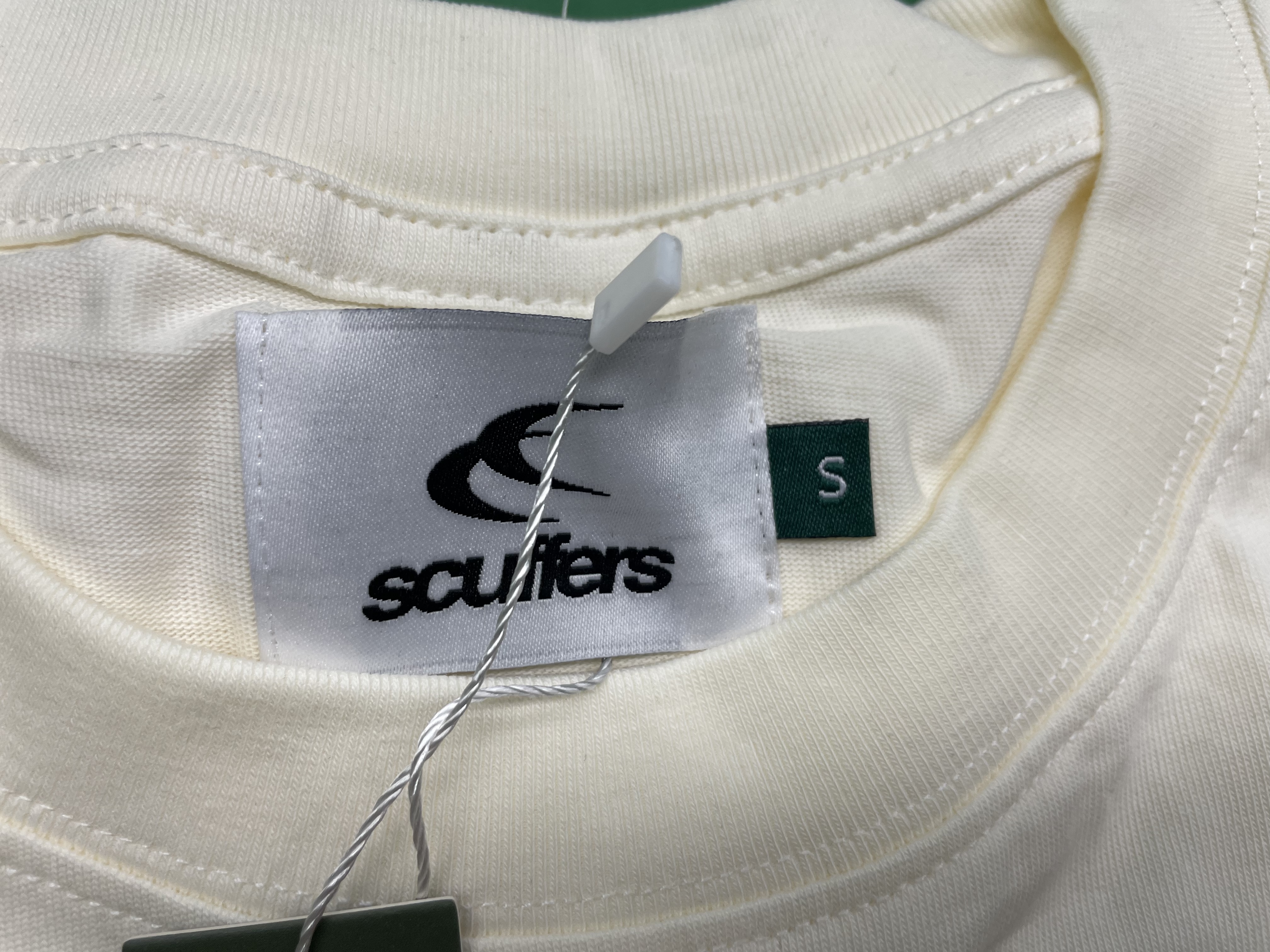 Scuffers Ss26 Trendy Brand Men's and Women's T-Shirts Heavyweight Pure Cotton Couple's Loose Short-Sleeved T-Shirt Top Boxy — miniatura QC 3