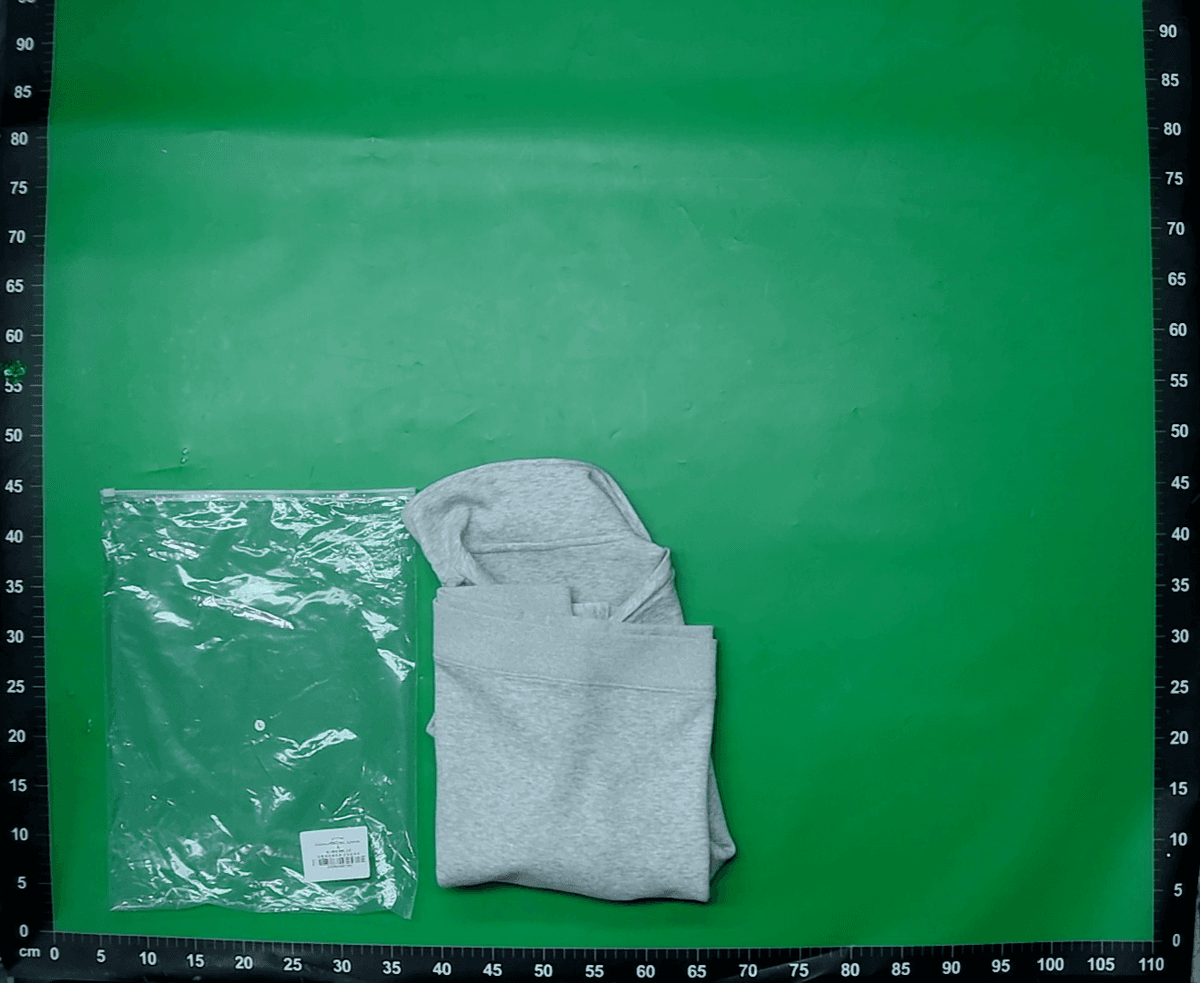 FBUF重磅500g半拉链立领Boxy灰色卫衣cleanfit美式男女同款秋冬季 — miniatura QC 3