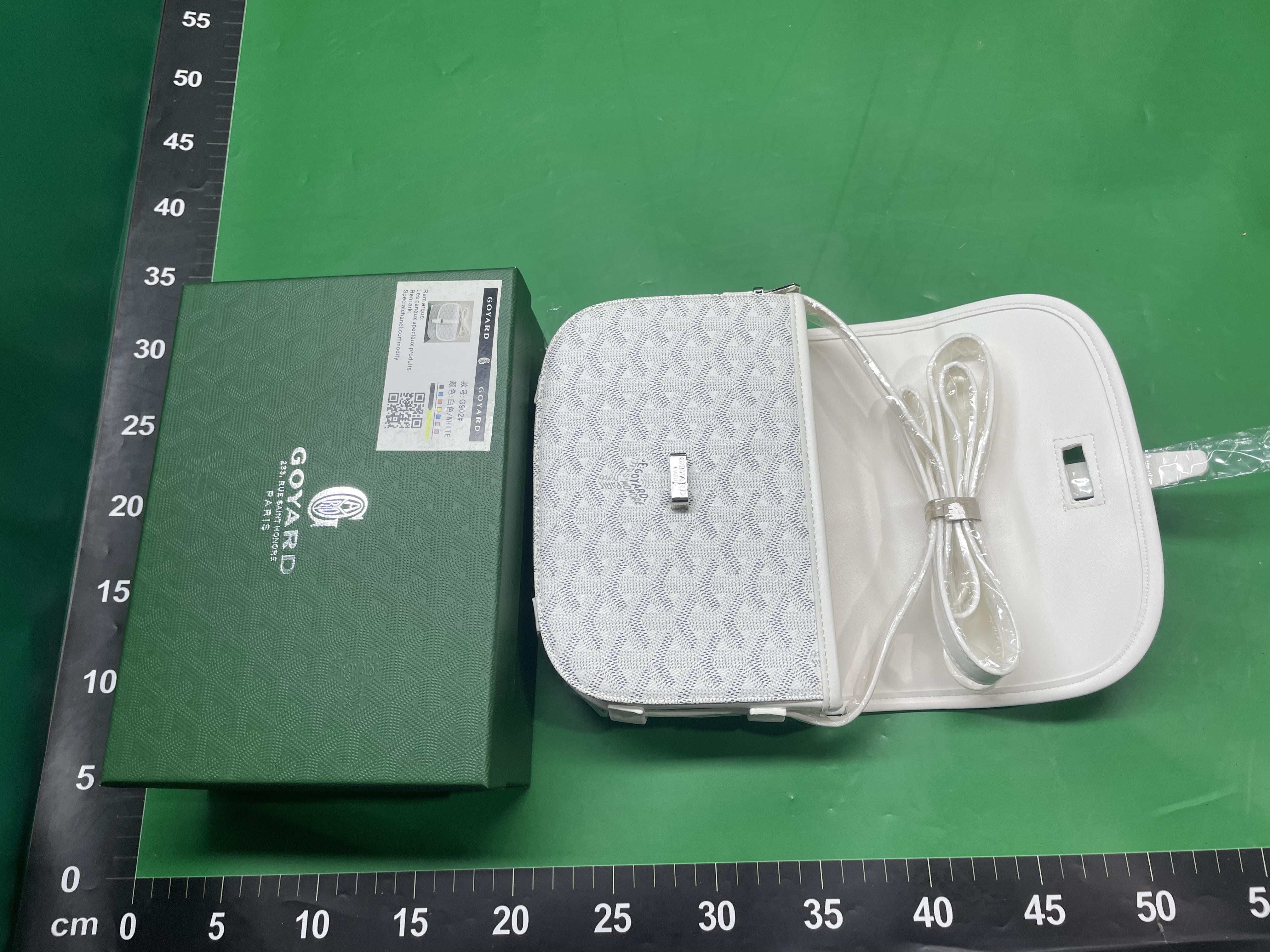 戈雅狗牙马鞍包时尚印花斜挎包单肩翻盖百搭男女通用戈雅邮差包 — miniatura QC 6