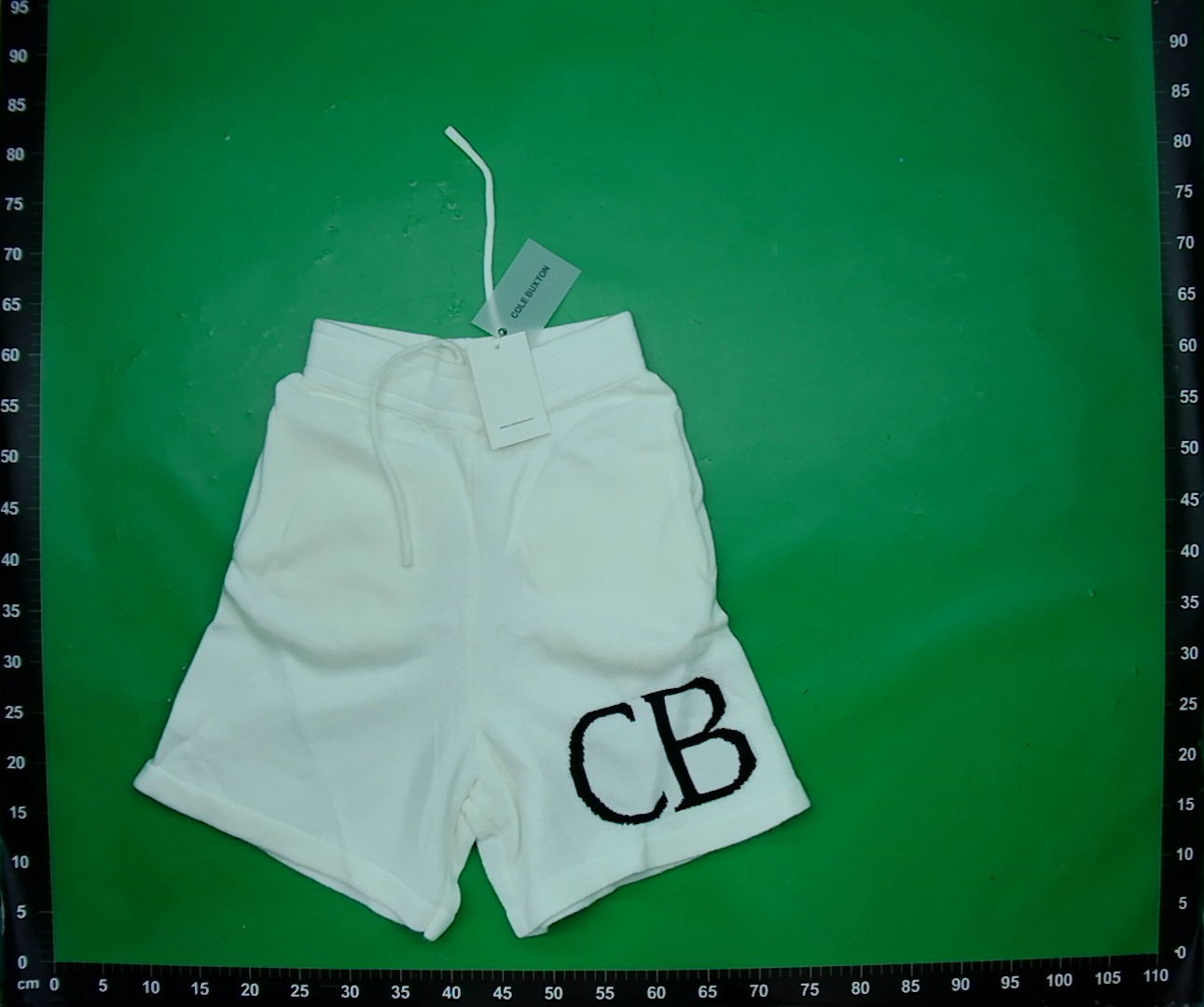 Cole Buxton提花字母logo毛线抽绳CB短裤高街简约基础直筒休闲裤 — miniatura QC 6