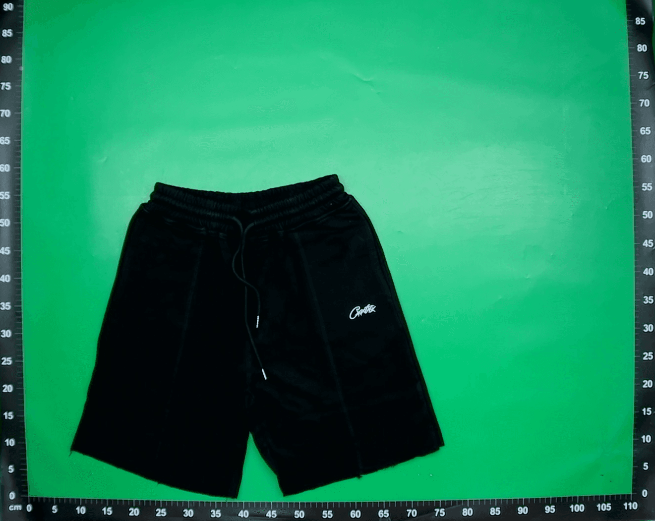 Correct Version Corteiz Alcatraz Street Embroidered Logo American High Street Loose Terry Shorts for Men and Women Summer — miniatura QC 2