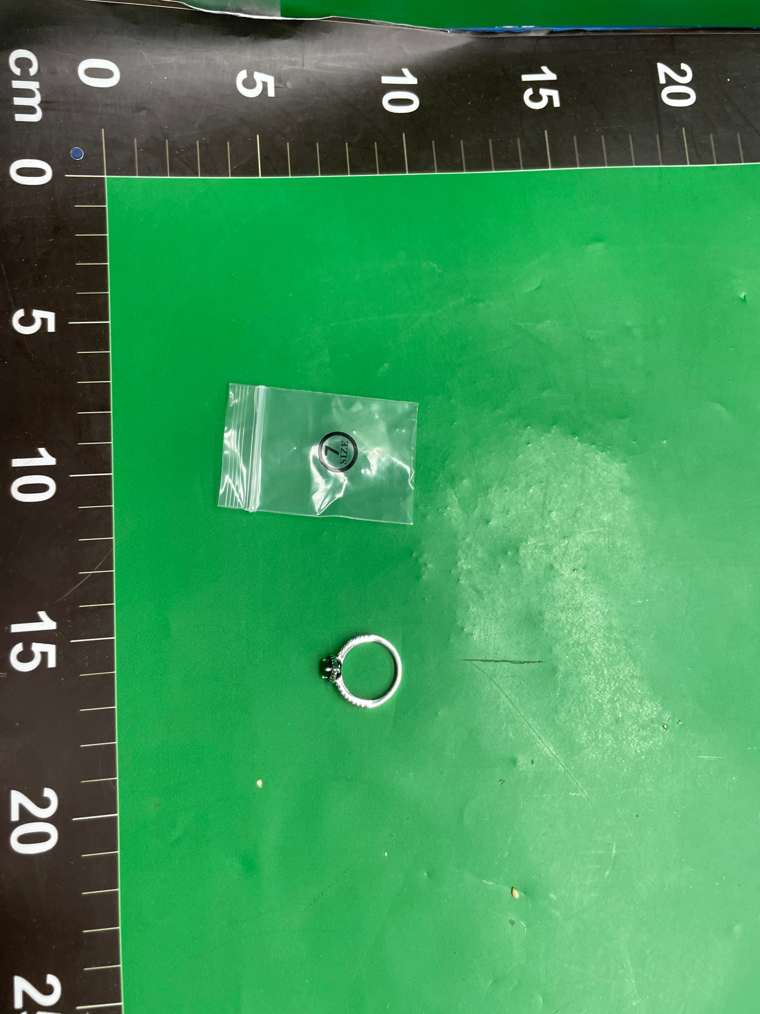 潘家新款白铜崇高的心典雅之心欢腾单石爱心戒指简约标志爱心轻奢 — miniatura QC 6