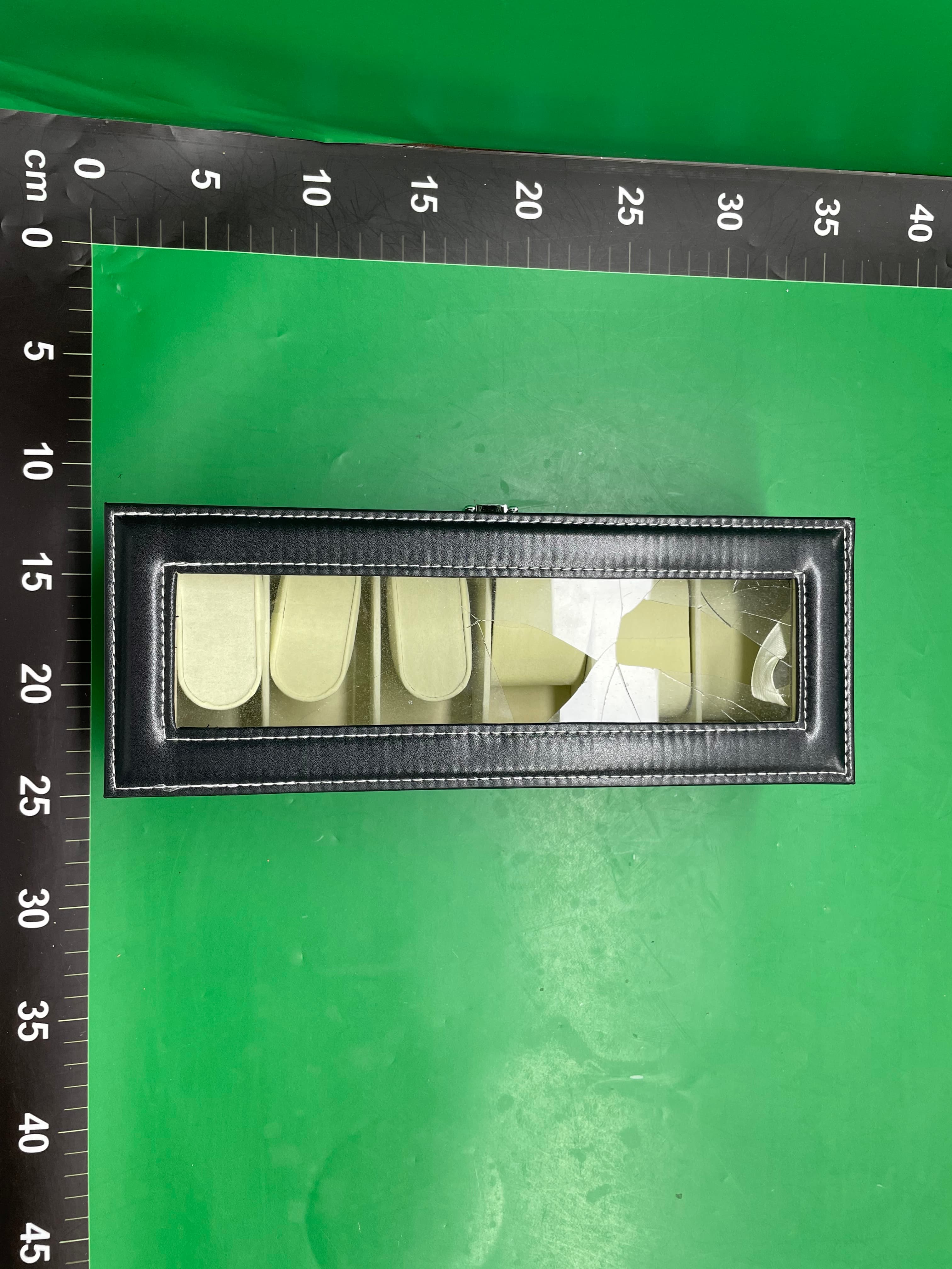 皮质手表盒收纳盒家用手表盒子整理盒高档精致展示盒机械表首饰盒 — foto QC 1