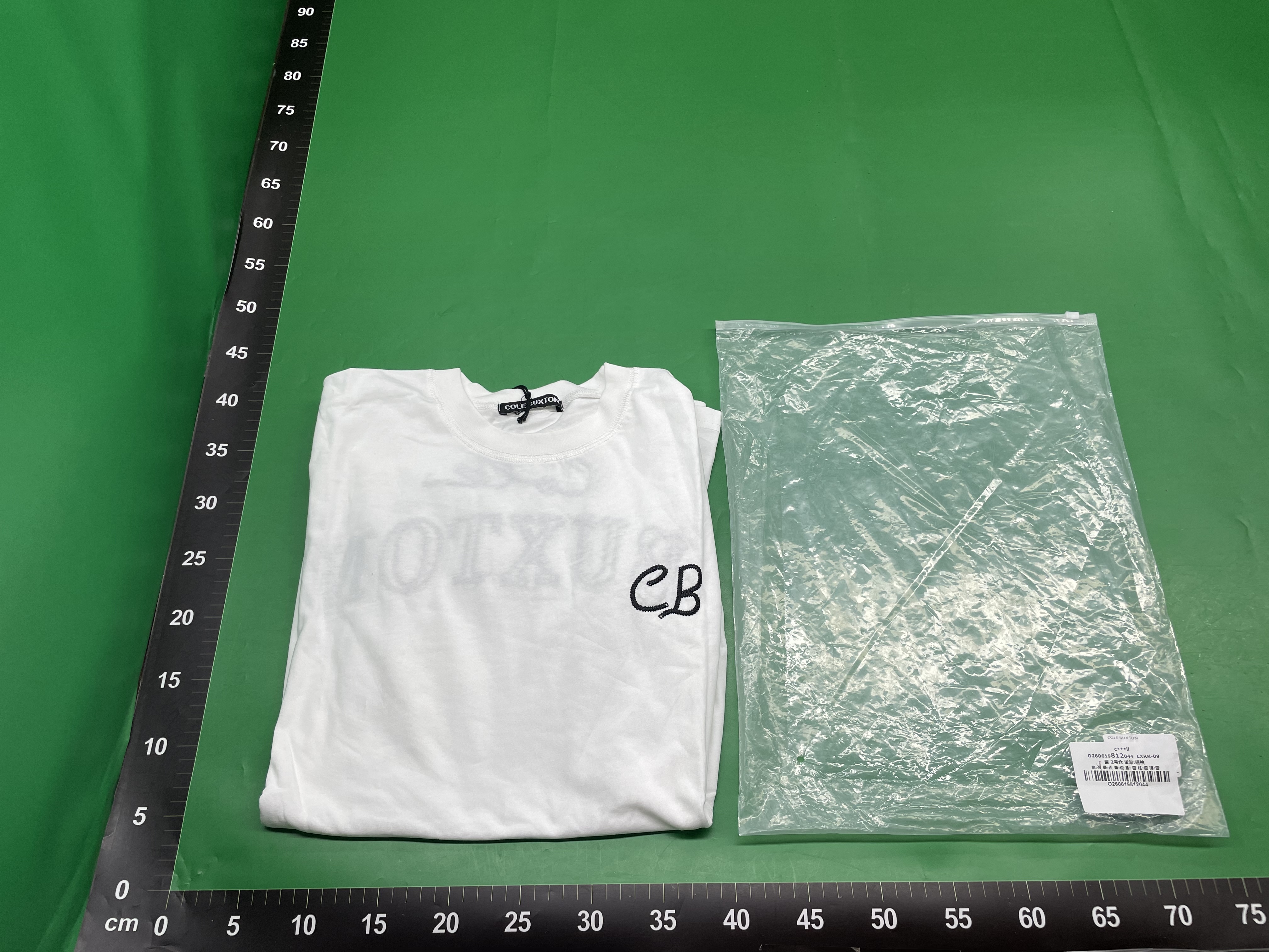外贸美式COLE BUXTON字母印花休闲运动t恤短裤潮牌男女情侣套装夏 — miniatura QC 5
