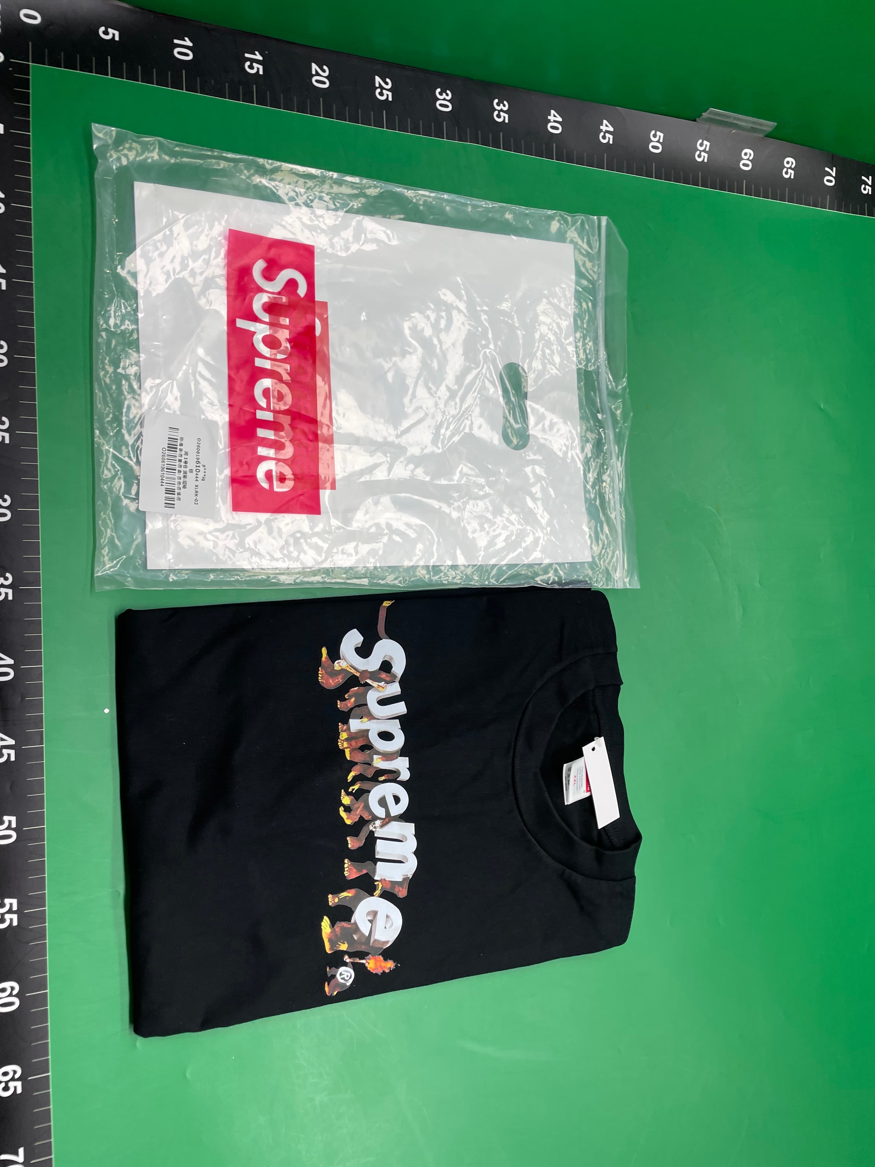高版本跨境美潮Supreme字母标志印花BOX圆领短袖T恤男女宽松休闲 — miniatura QC 6