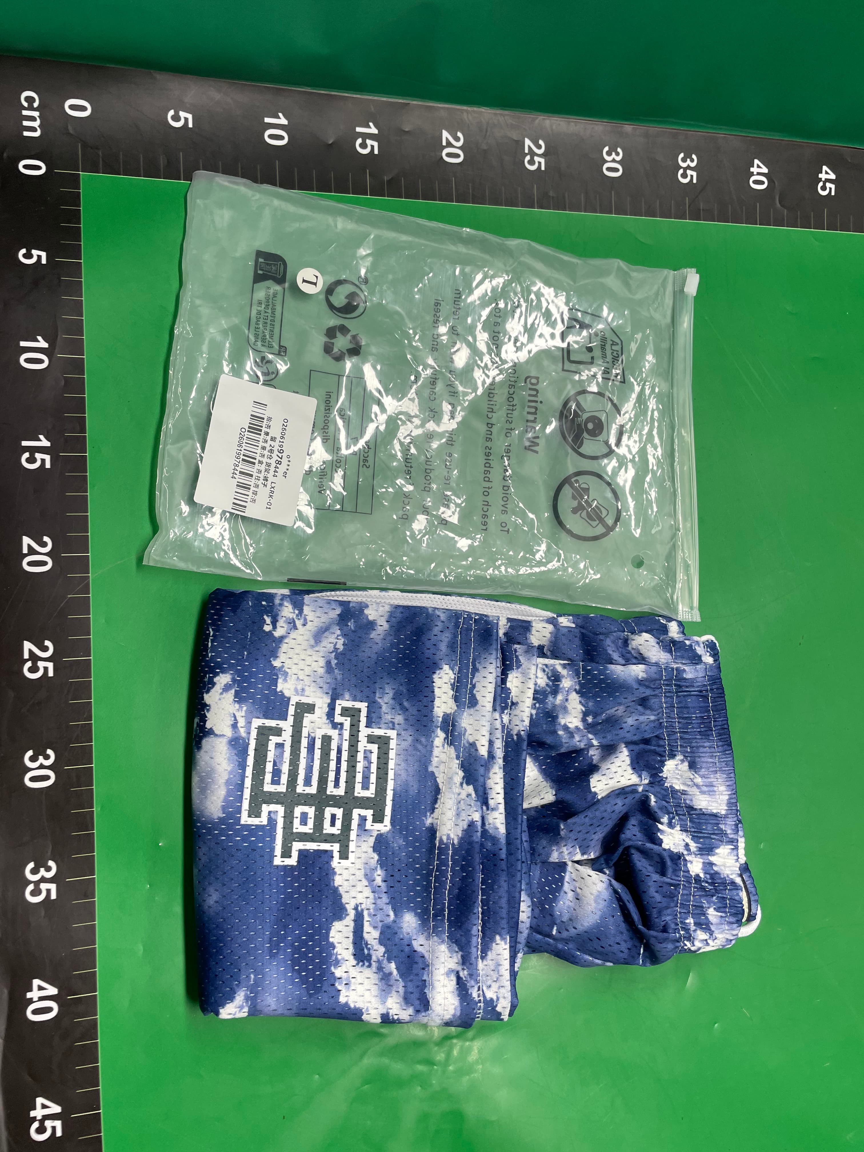 EE print shorts美式潮牌Ericemanuel休闲运动网眼抽绳短裤男外贸 — miniatura QC 6