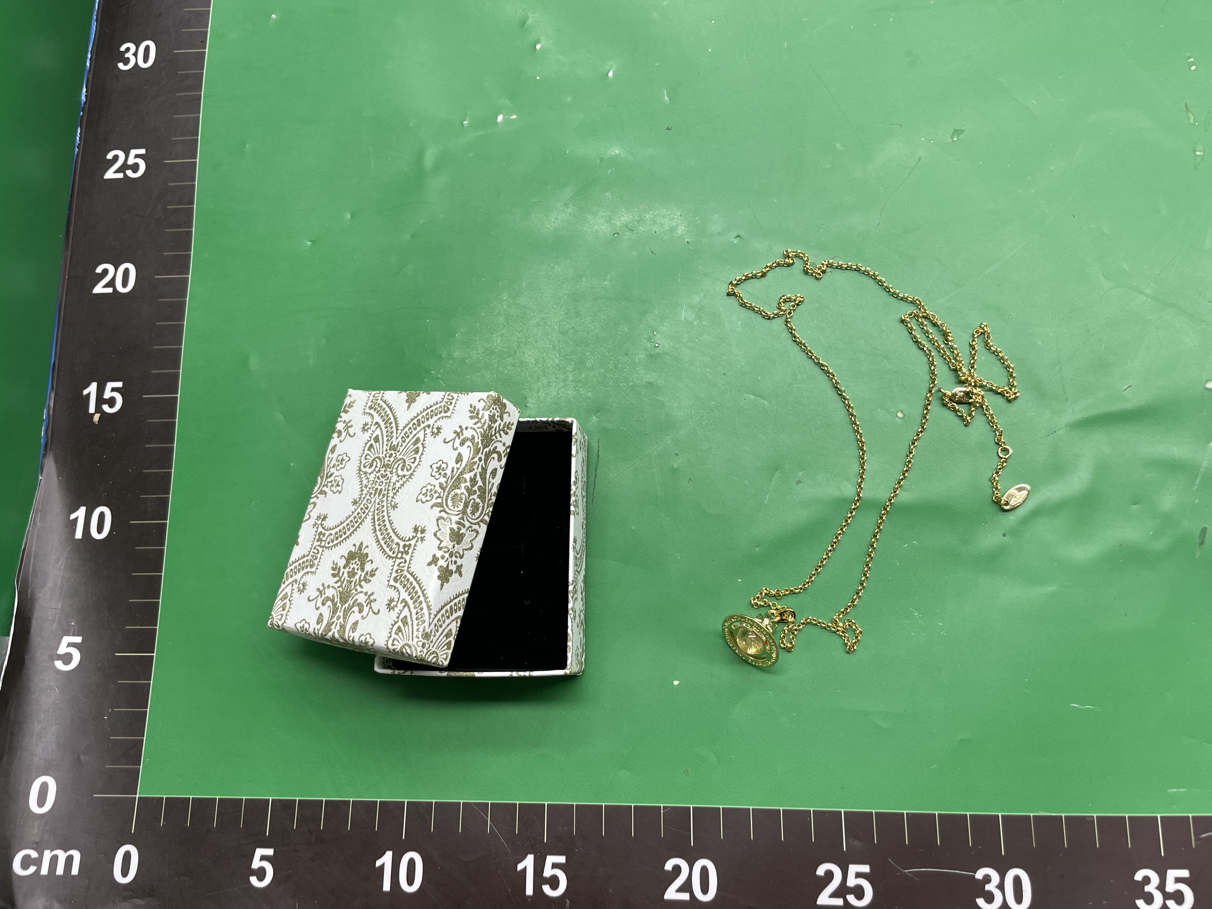 高版本西太后中号orb土星项链薇薇安经典款多色立体星球锁骨链批 — miniatura QC 4