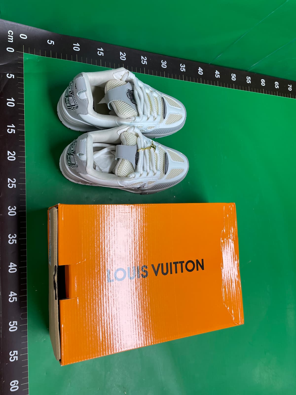 Cross-Border European Couple's Loafers Height-Increasing Thick-Soled Dad Shoes Paris Classic Fashion Sneakers Versatile Wear-Resistant Shoes — foto QC 1