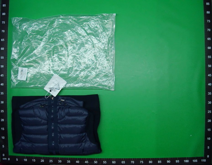 新款欧洲站 M蒙家针织拼接休闲羽绒男白鸭绒保暖时髦修身羽绒外套 — miniatura QC 2