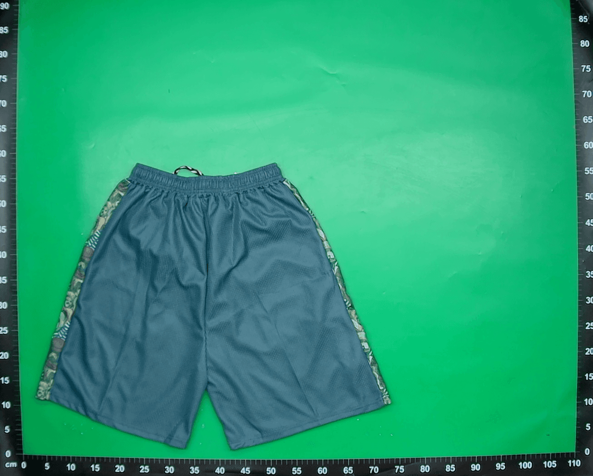 短裤男夏季新款潮牌痞帅拼潮流绣运动裤子大码宽松直筒休闲五分裤 — foto QC 1