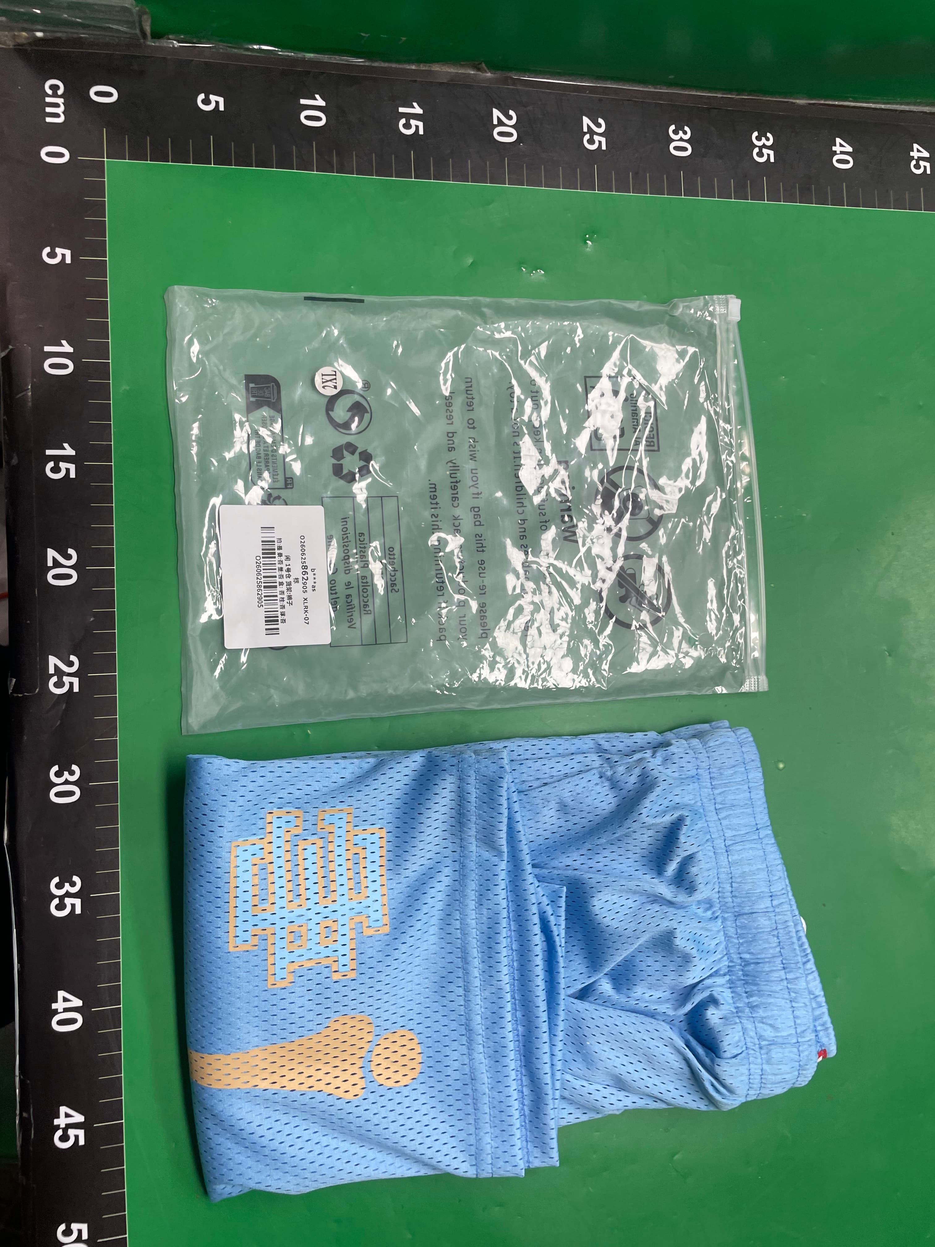 EE print shorts美式潮牌Ericemanuel休闲运动网眼抽绳短裤男外贸 — miniatura QC 4