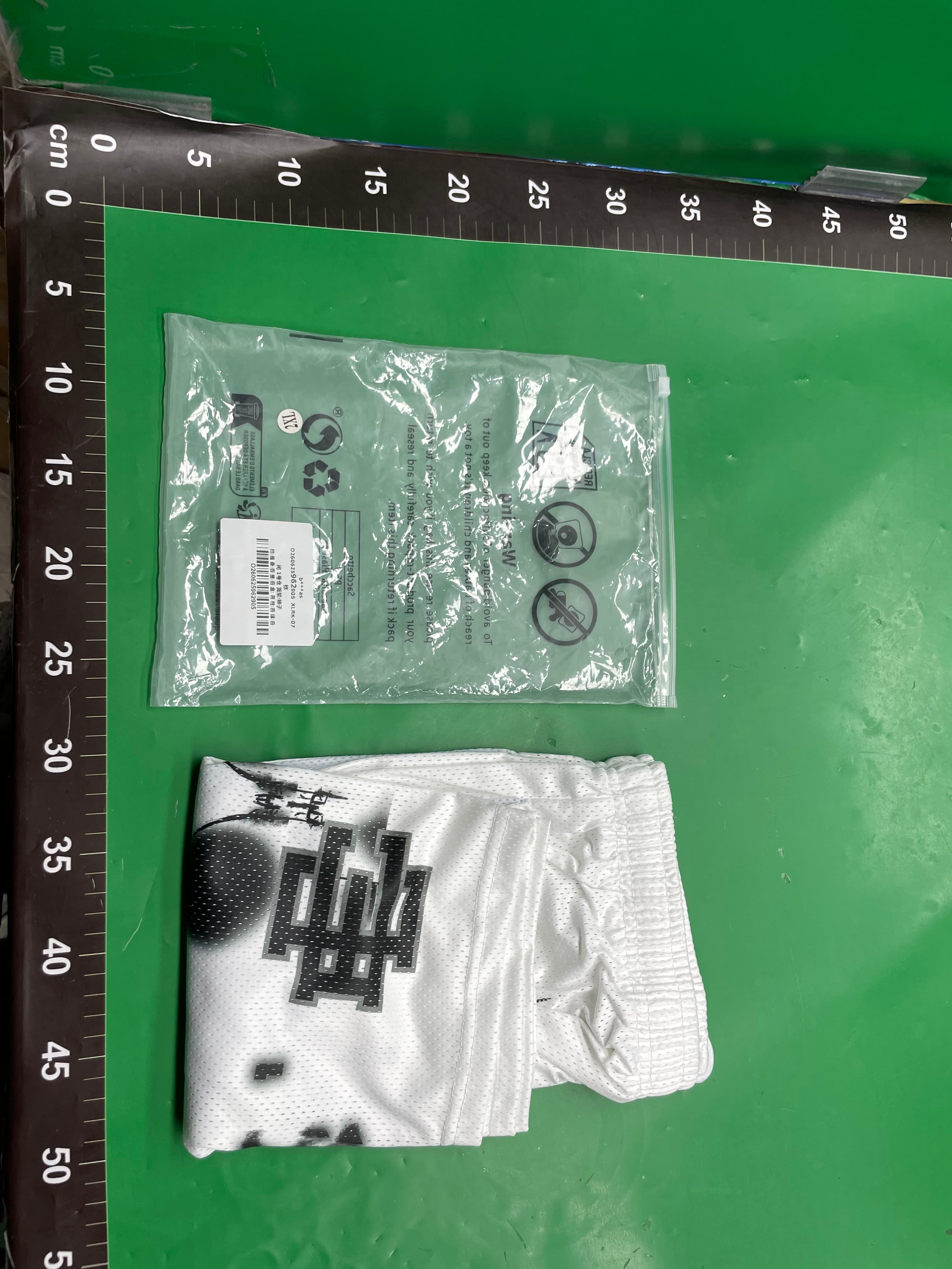 EE print shorts美式潮牌Ericemanuel休闲运动网眼抽绳短裤男外贸 — miniatura QC 3