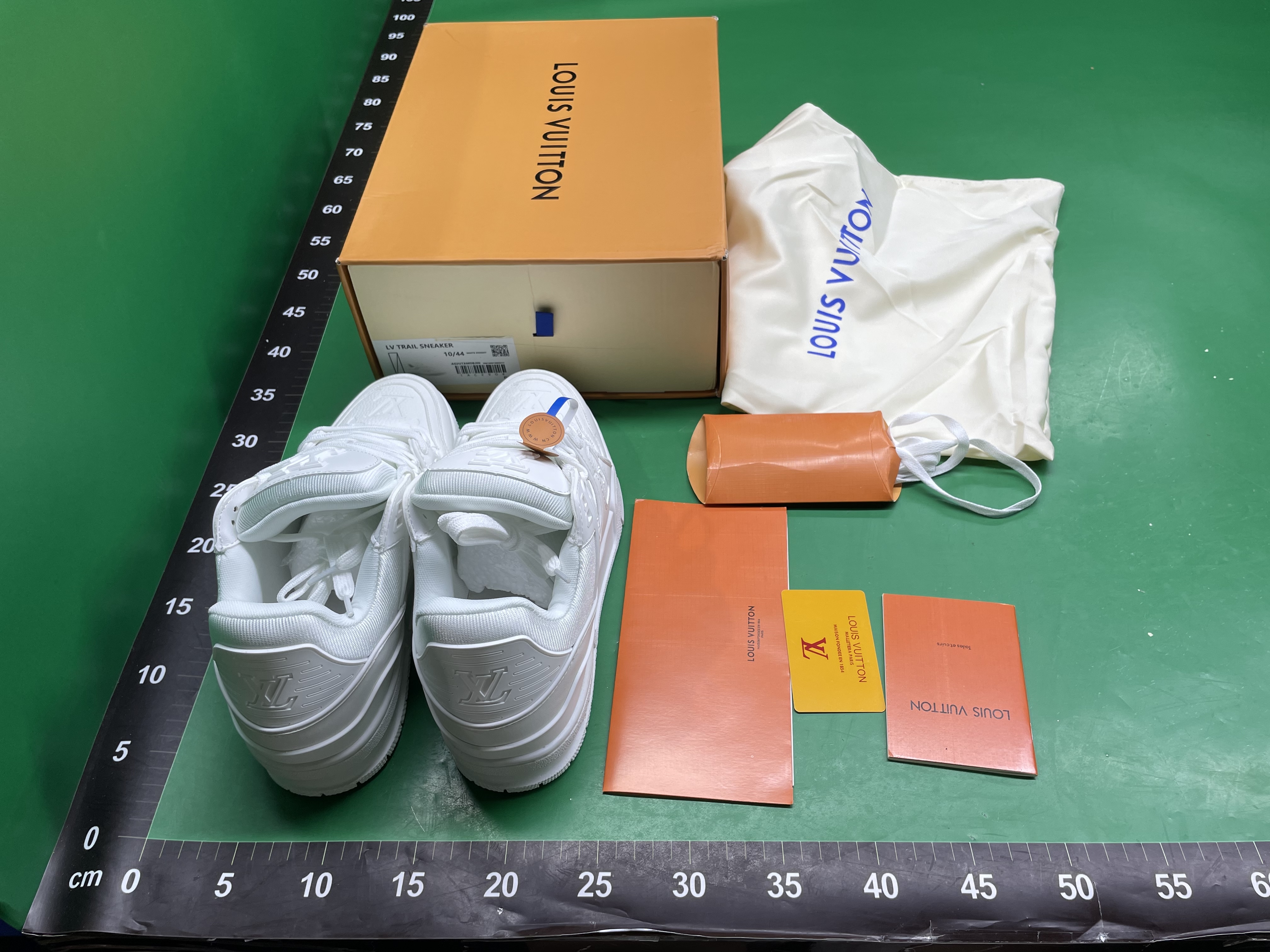 莆田高奢版本trainer空胶工艺小白板鞋面包牛皮黑白水泥男女鞋子 — miniatura QC 6