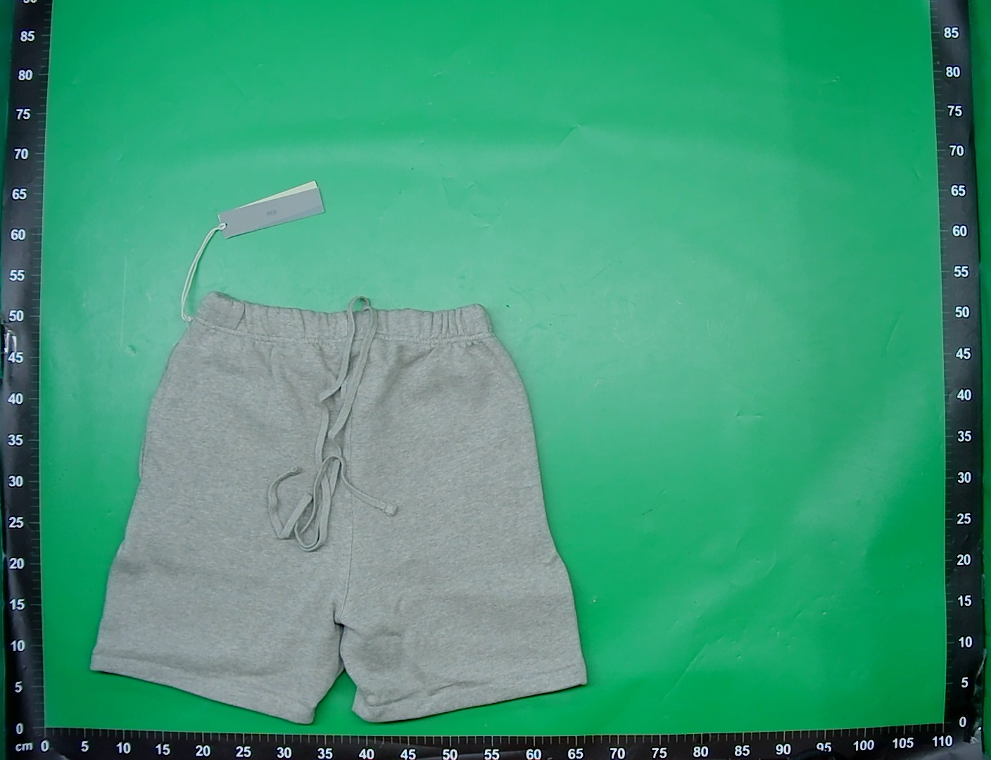 1977铁黑短裤-Essentials抓绒潮牌休闲5分SHORTS百直筒宽松薄款 — foto QC 1