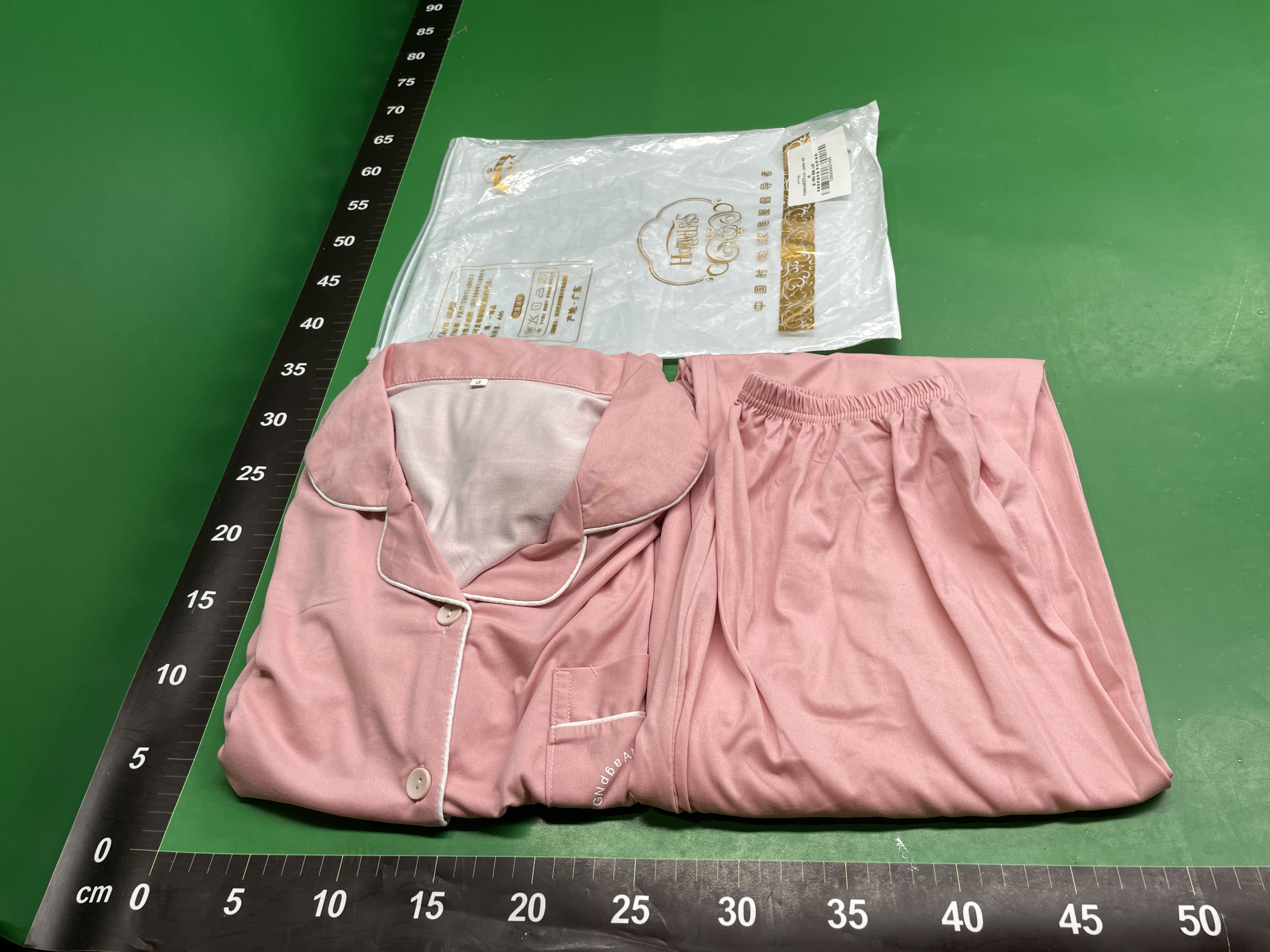 中老年妈妈睡衣女士春秋款秋季长袖薄款加大码开衫家居服套装 — foto QC 1