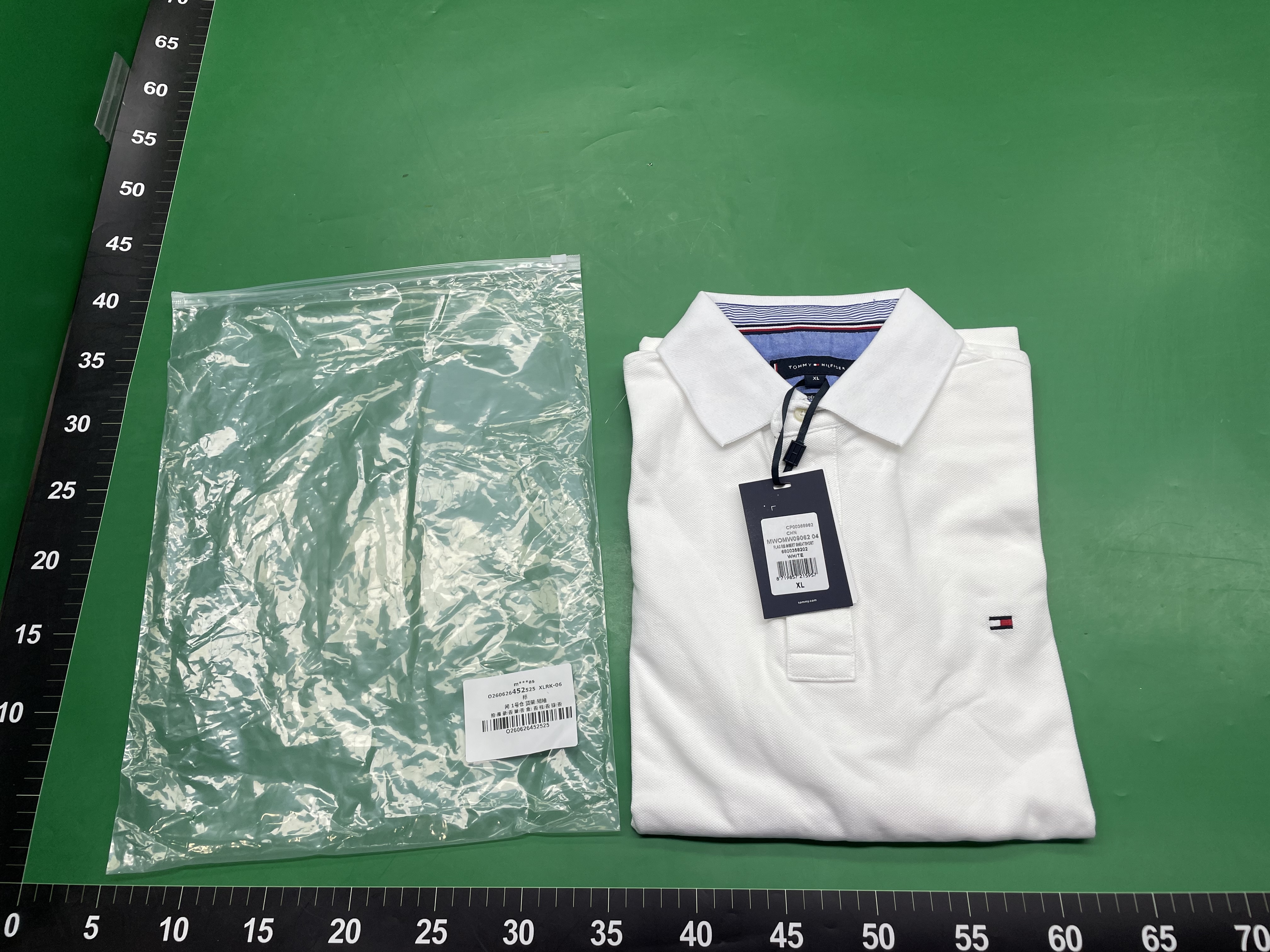 夏季TOMMY男士汤米翻领POLO衫纯棉大码宽松短袖休闲T恤男一件代发 — foto QC 1