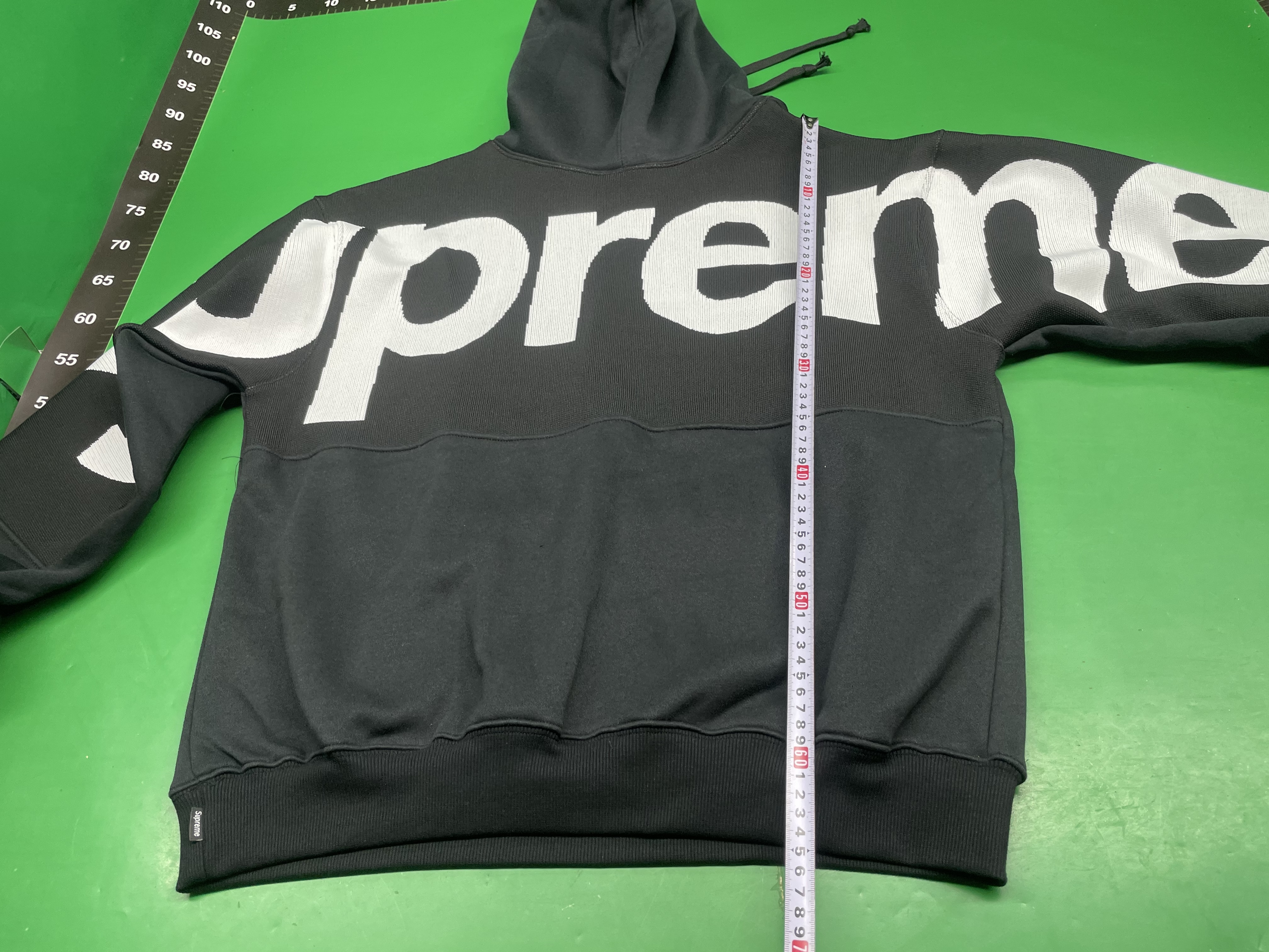 SUPREME 24FW发热华夫格加绒卫衣男女情侣款贴布图案拉链帽衫潮牌 — miniatura QC 4
