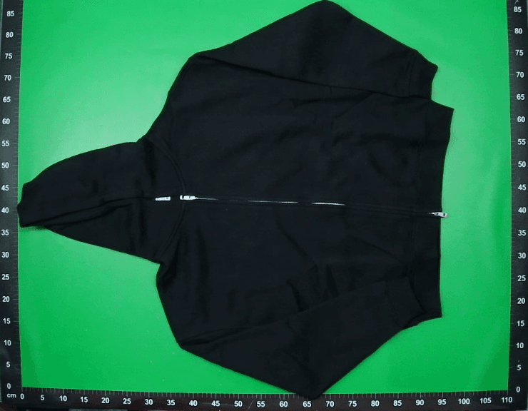 彩象岛男装Boxy版型重磅帽衫350G抓绒hoodie连帽卫衣双头拉链衫男 — foto QC 1