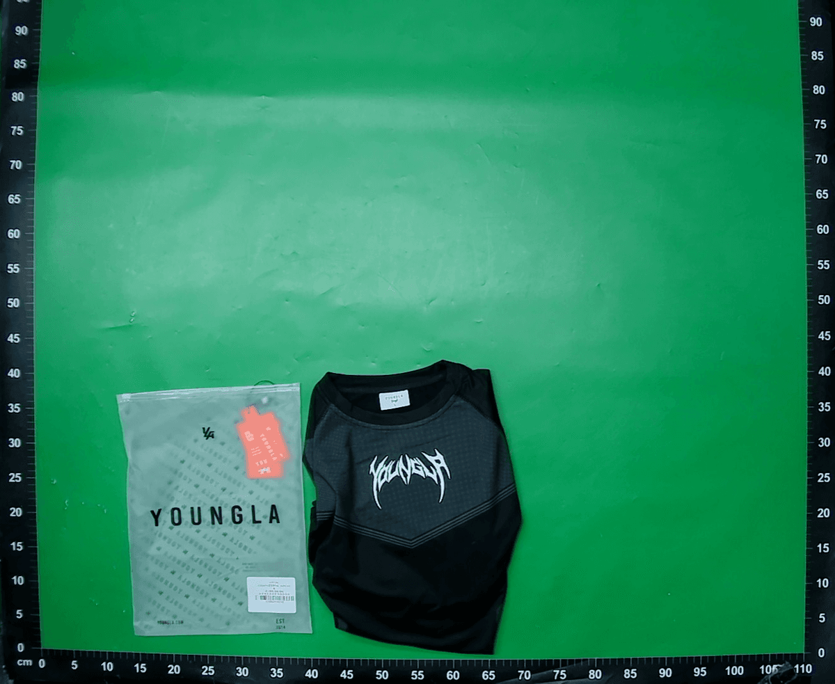 YOUNGLA运动短袖男T恤美式潮牌健身紧身衣速干弹力透气夏季高弹力 — foto QC 1
