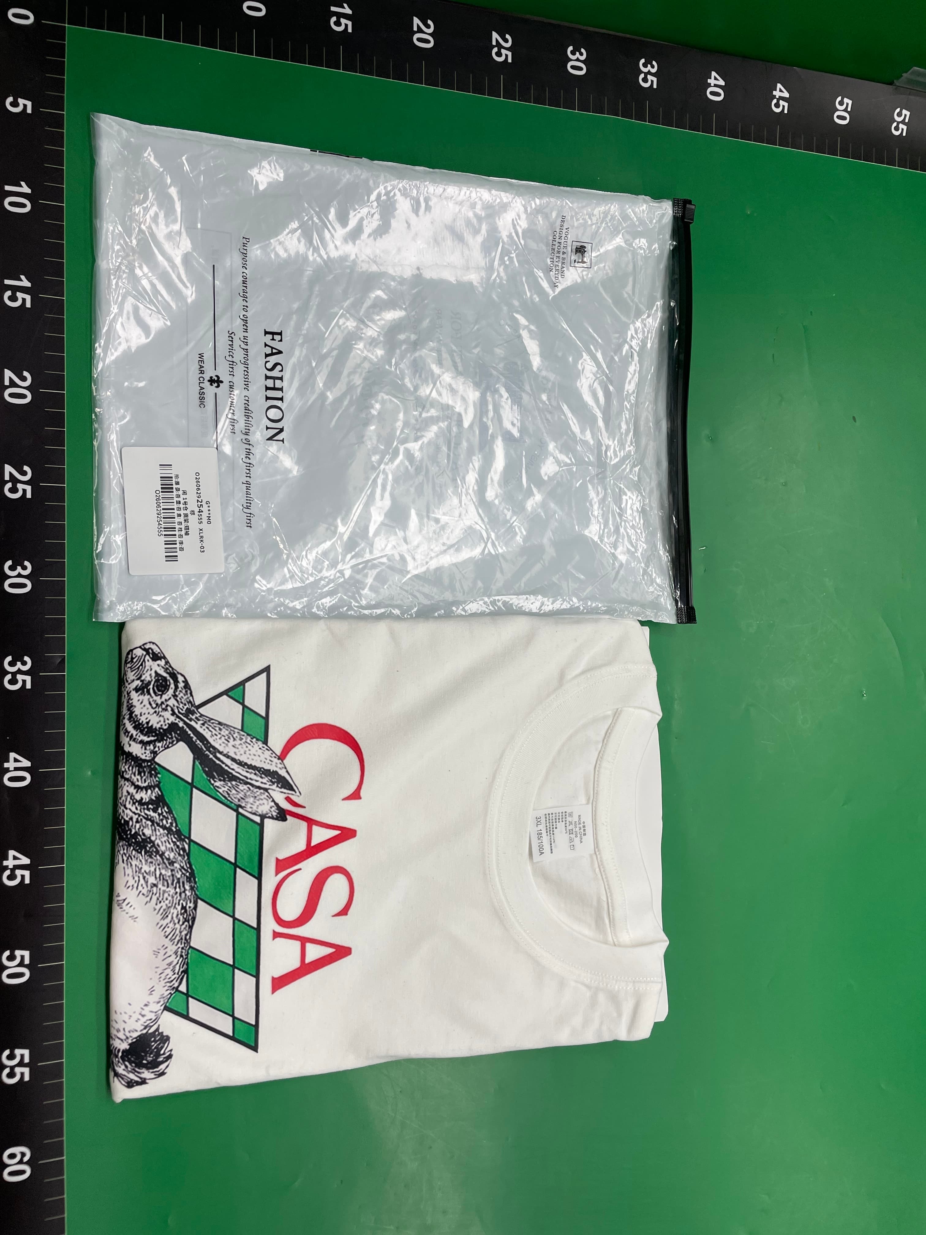 跨境潮牌卡萨布兰卡夏季新款 Casa LOGO印花男女宽松短袖T恤外贸 — miniatura QC 4