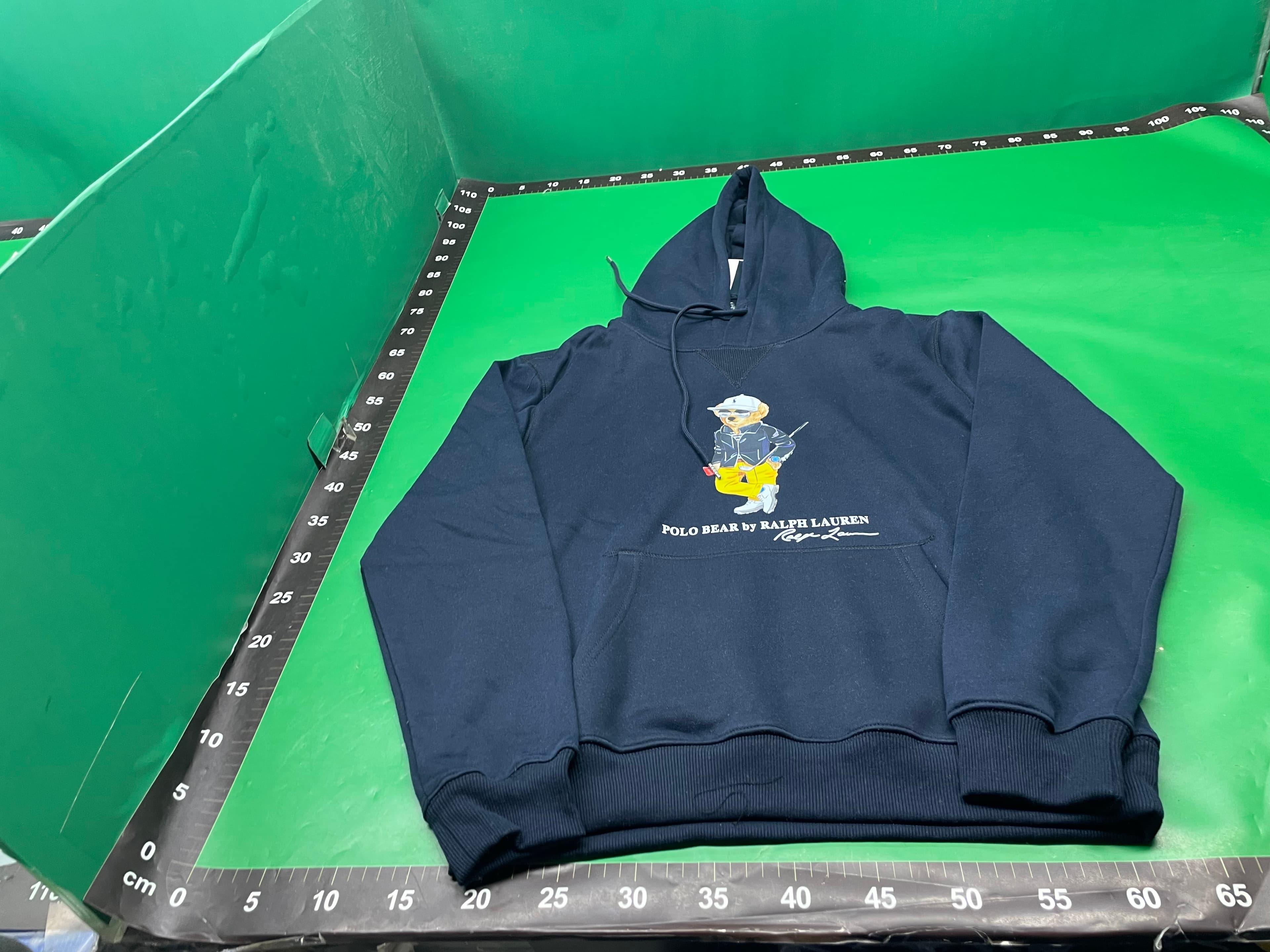 24年春Polo Bear连帽拉夫劳伦小熊卫衣男冬款上衣套头连帽抓绒外 — miniatura QC 3