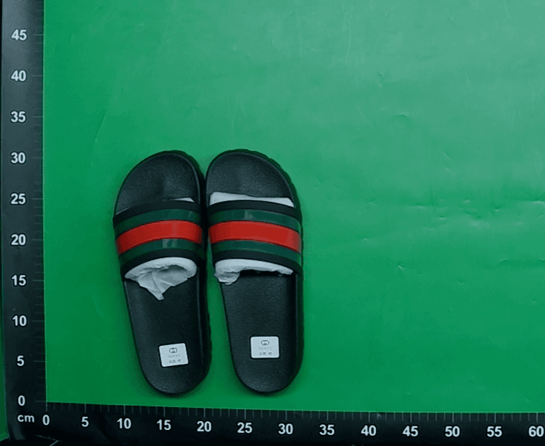 越南柬埔寨比利时高档男士橡胶拖鞋夏季新款潮牌G字母厚底一字拖 — miniatura QC 4