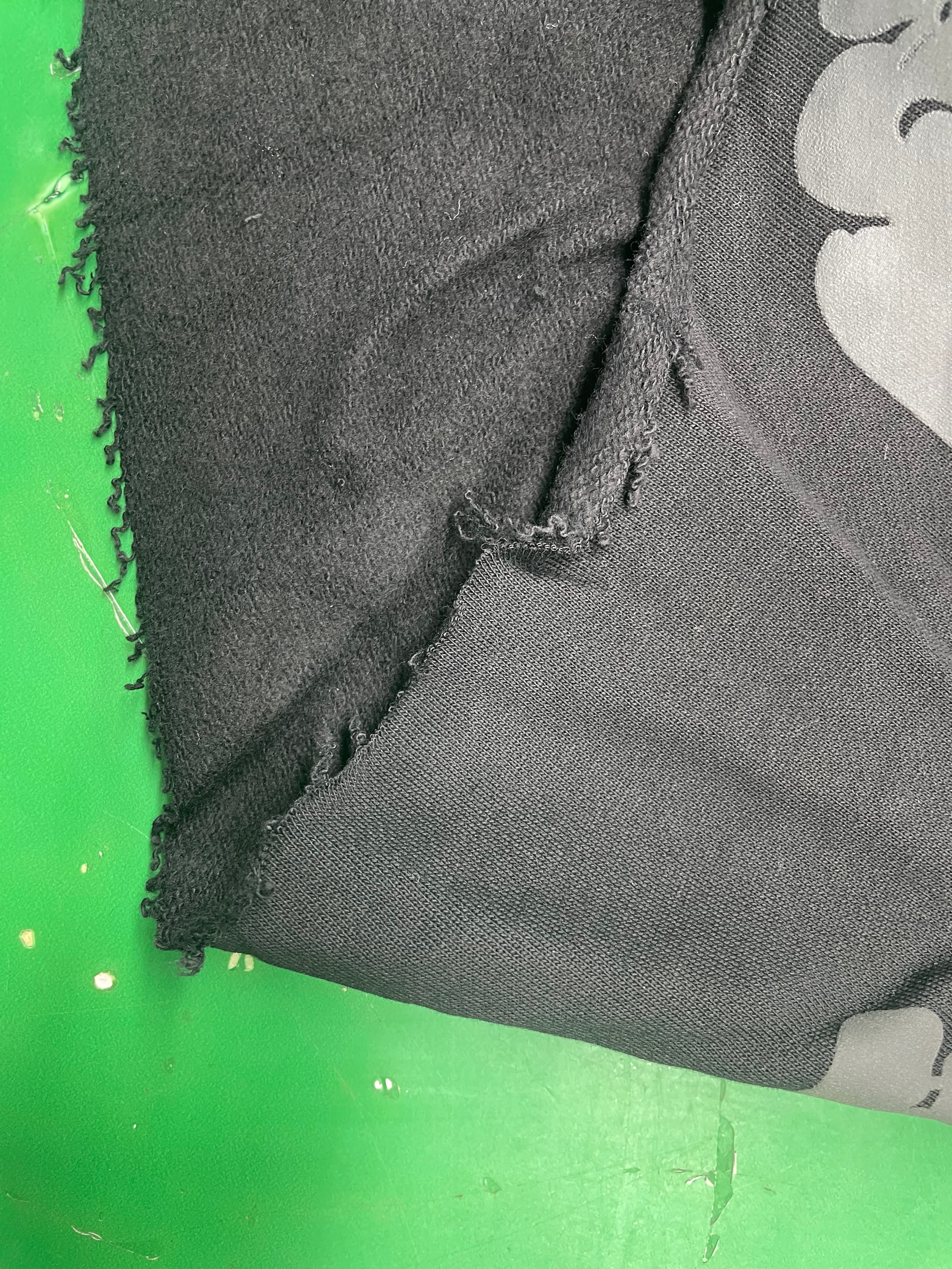 跨境高品质D-T木棉花立体发泡卫衣美式情侣连帽衫卫裤休闲套装ins — miniatura QC 3