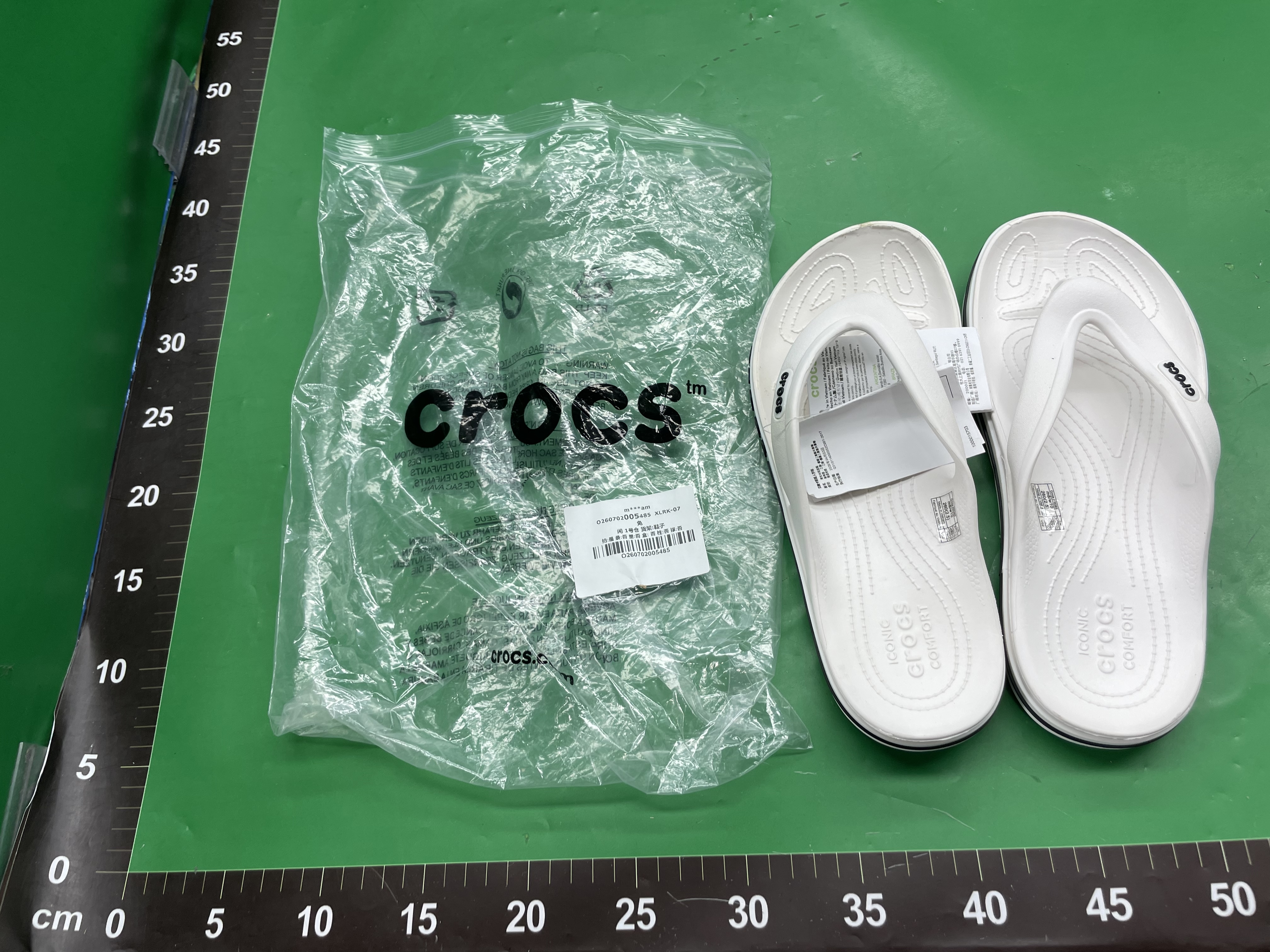 Cross沙滩鞋贝雅人字拖洞洞鞋男女休闲夹脚凉拖鞋平跟情侣款防滑 — miniatura QC 6