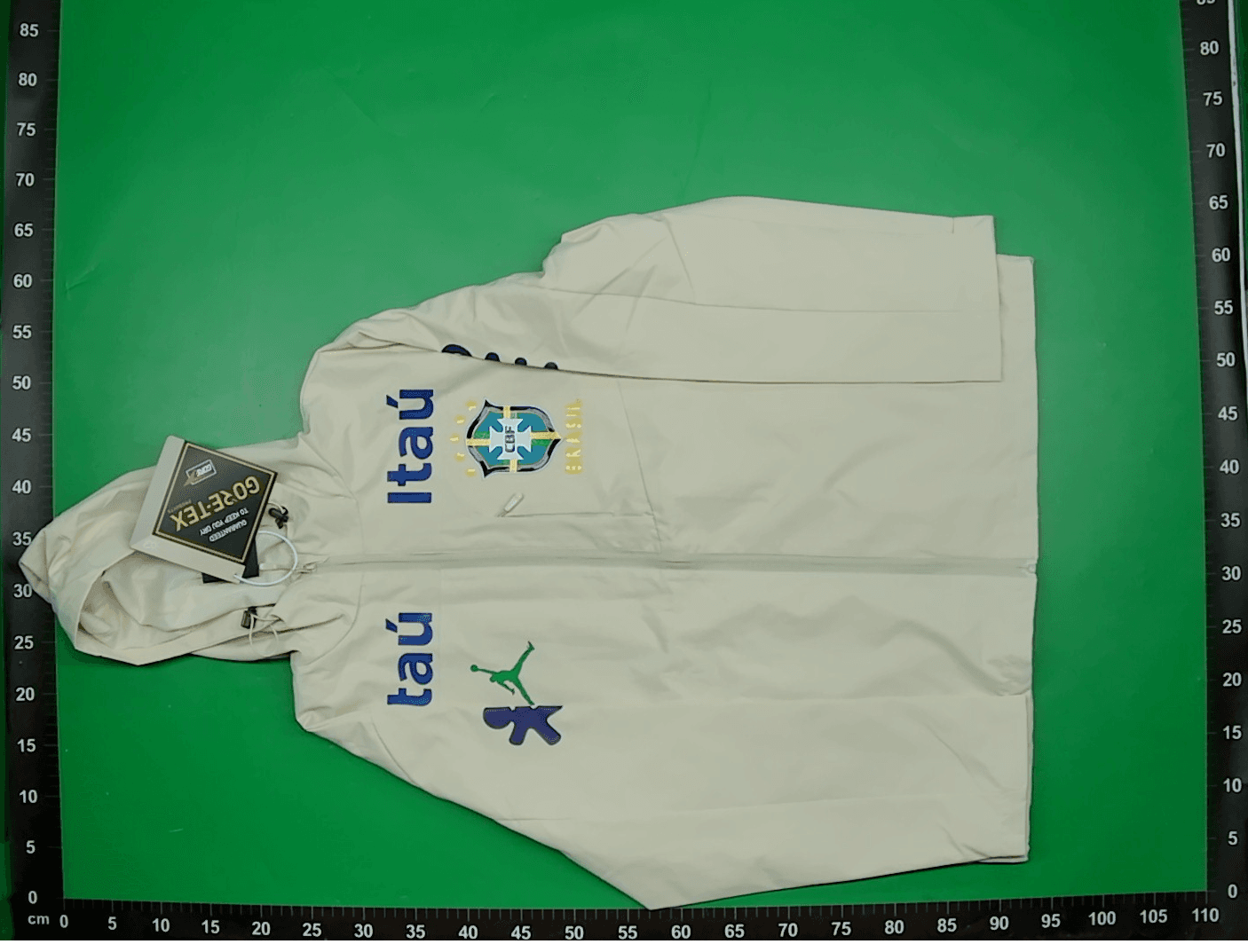 Brazilian Football Windbreaker Cotton Jacket Inter Milan Arsenal Chelsea Men's and Women's Windbreaker with Thin Fleece Lining — miniatura QC 4
