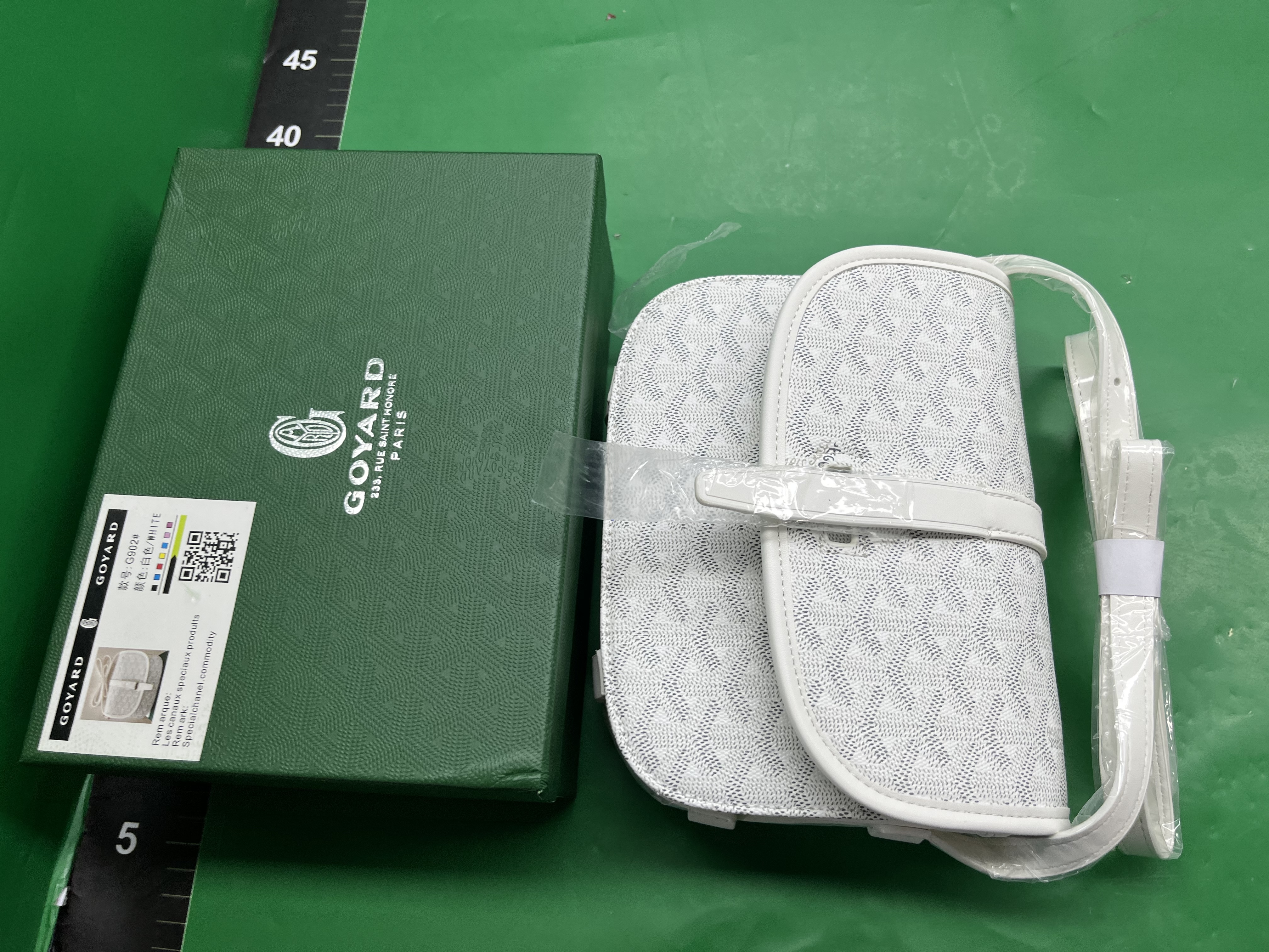 戈雅狗牙马鞍包时尚印花斜挎包单肩翻盖百搭男女通用戈雅邮差包 — miniatura QC 5