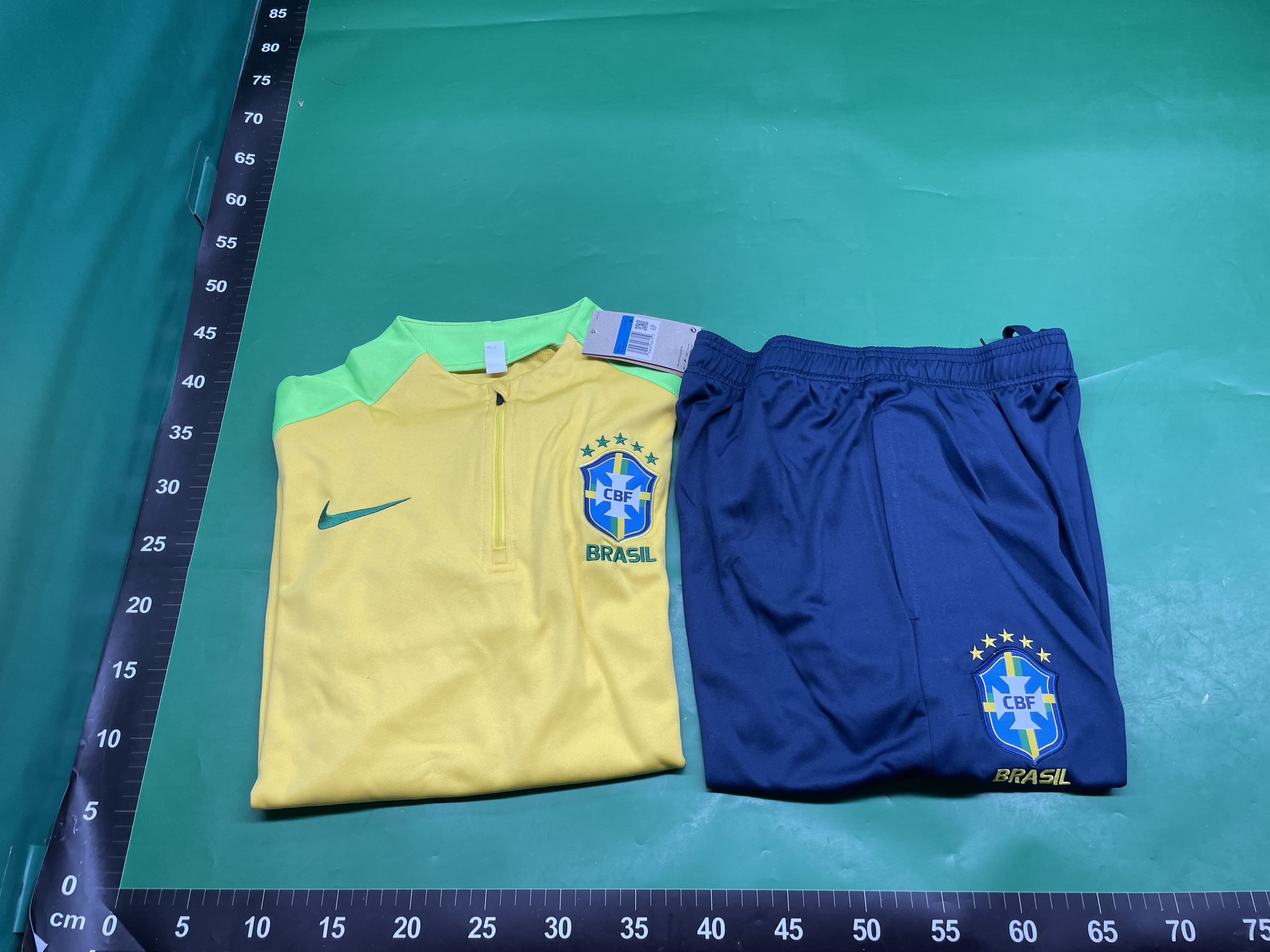 2526阿根廷皇马巴萨半拉链长袖球卫衣运动足球服训练服套装 — miniatura QC 5