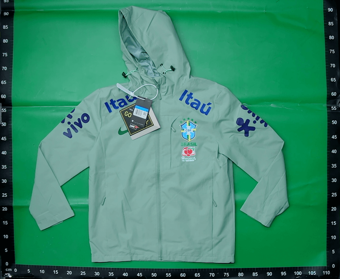 Brazilian Football Windbreaker Cotton Jacket Inter Milan Arsenal Chelsea Men's and Women's Windbreaker with Thin Fleece Lining — miniatura QC 3
