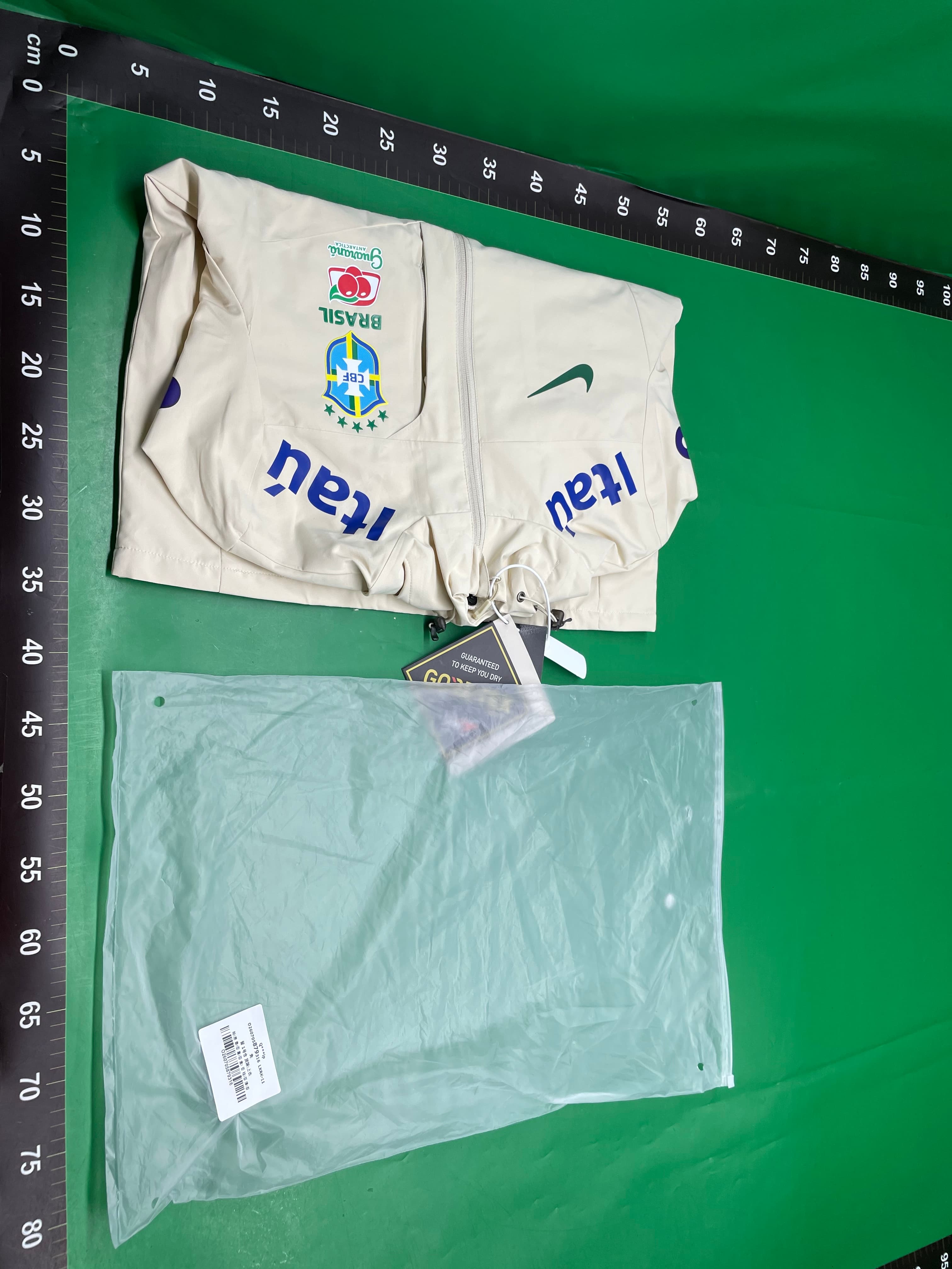 Brazilian Football Windbreaker Cotton Jacket Inter Milan Arsenal Chelsea Men's and Women's Windbreaker with Thin Fleece Lining — foto QC 1