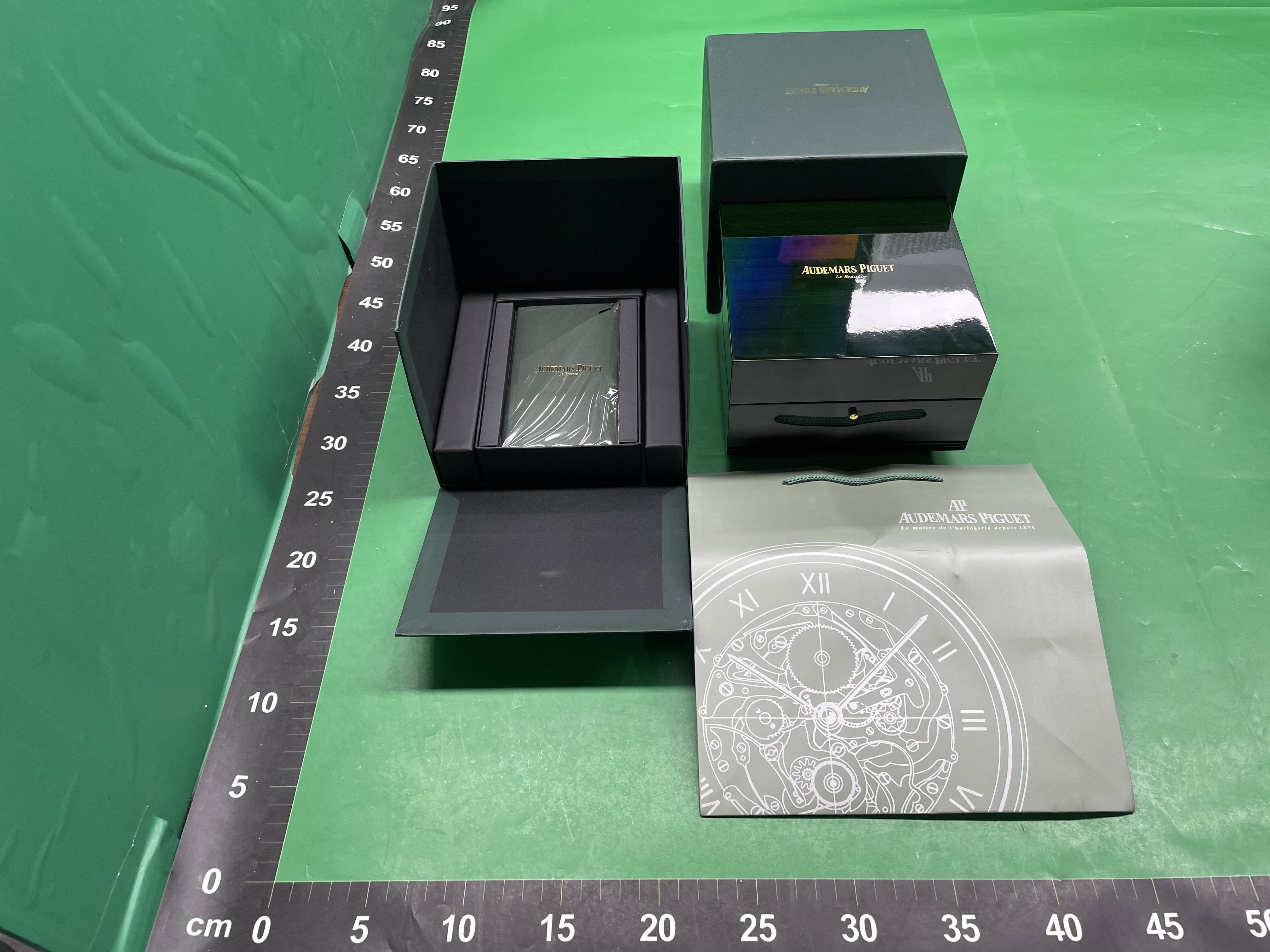 高档实木手表包装盒亮面翻盖表盒适配AP皇家橡树机械石英系列手表 — miniatura QC 2