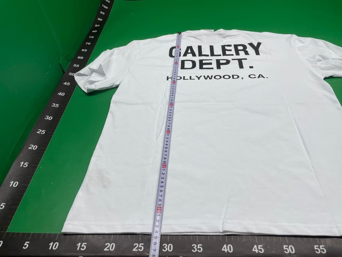 GALLERY DEPT T SHIRTS美潮高街夏季男女同款宽松纯棉圆领短袖T恤 — miniatura QC 3