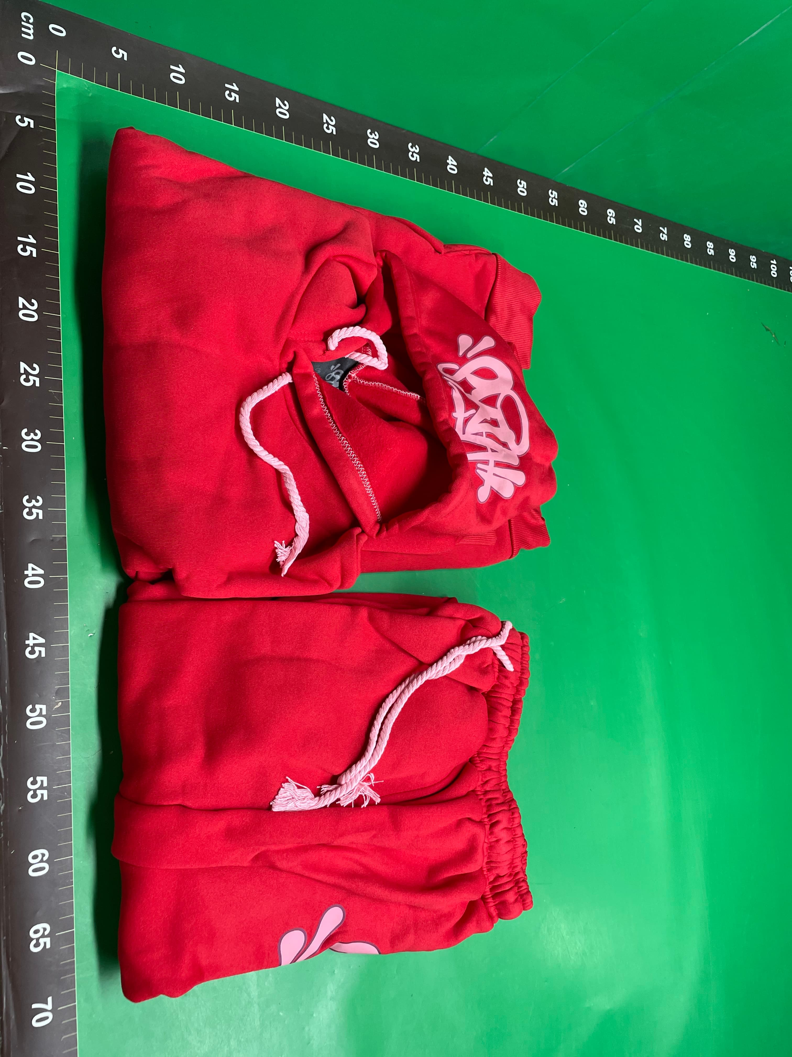 街头品牌时尚休闲运动服上衣长裤集冬季嘻哈男连帽运动衫卫衣套装 — foto QC 1