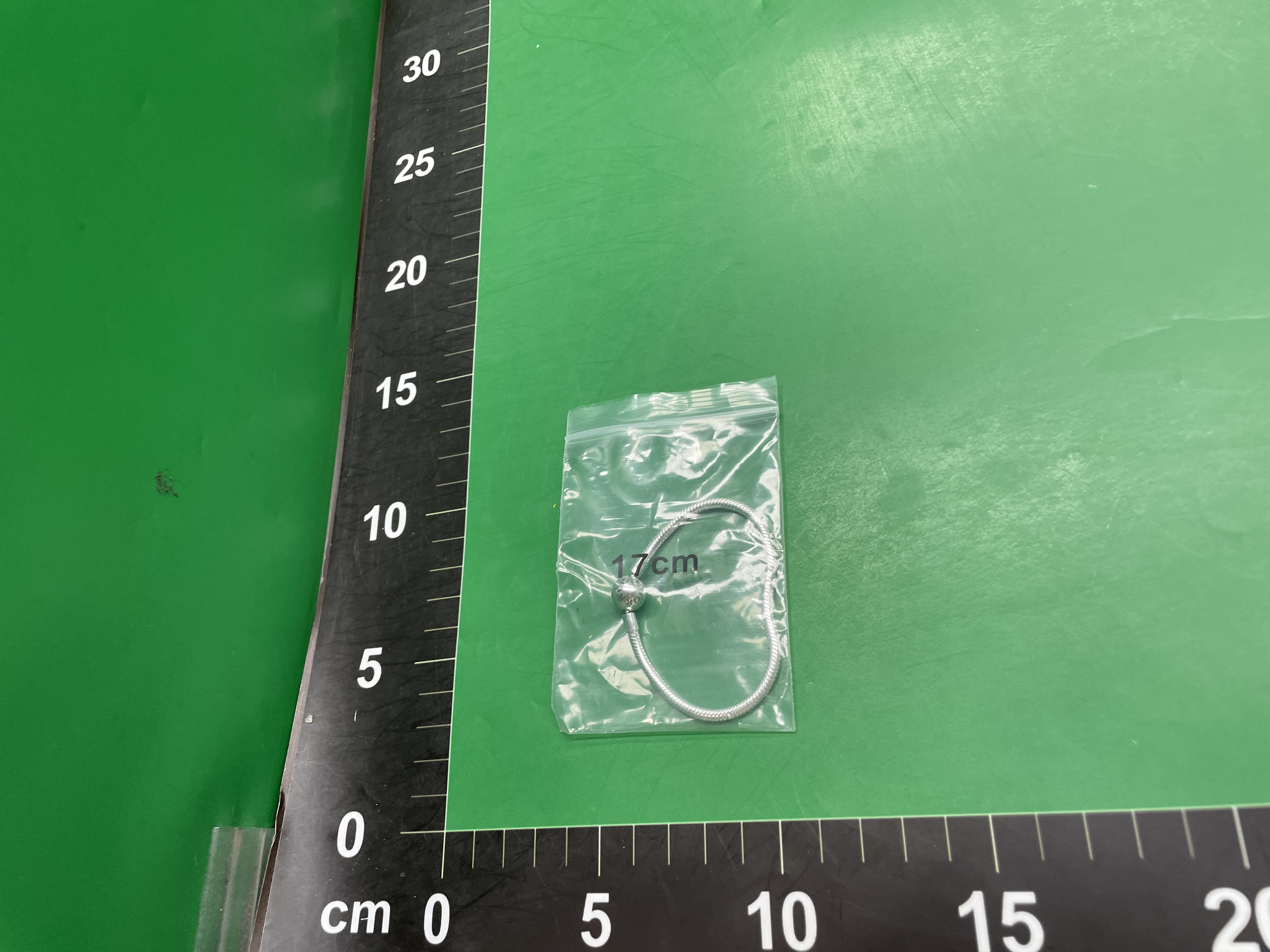 潘家白铜镀银手链圆形扣基础链皇冠手镯蛇骨链可搭配diy珠子配件 — miniatura QC 6