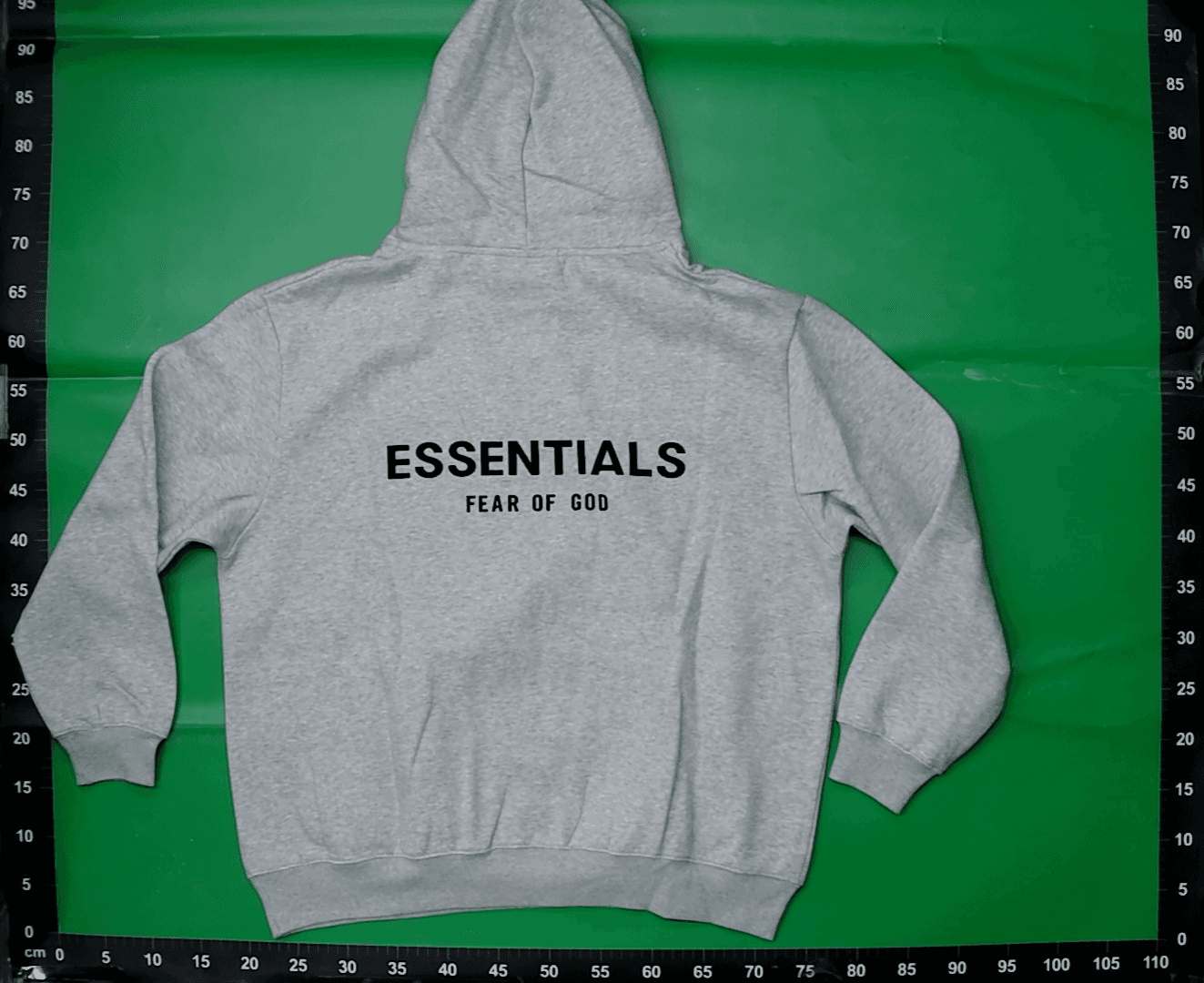 essentials植绒印花加绒男女情侣美式连帽卫衣卫裤fog复线套装 — foto QC 1
