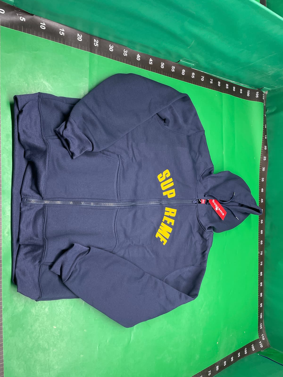 26SS版本supreme潮牌HOOD SWEATSHIRT大LOGO套头加绒卫衣帽衫 — miniatura QC 3