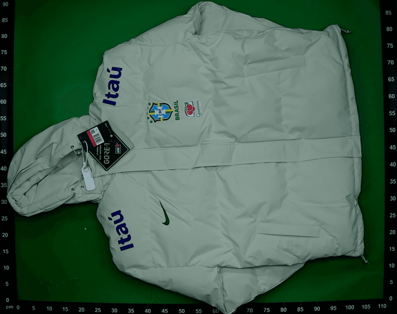 Brazilian Football Windbreaker Cotton Jacket Inter Milan Arsenal Chelsea Men's and Women's Windbreaker with Thin Fleece Lining — miniatura QC 6